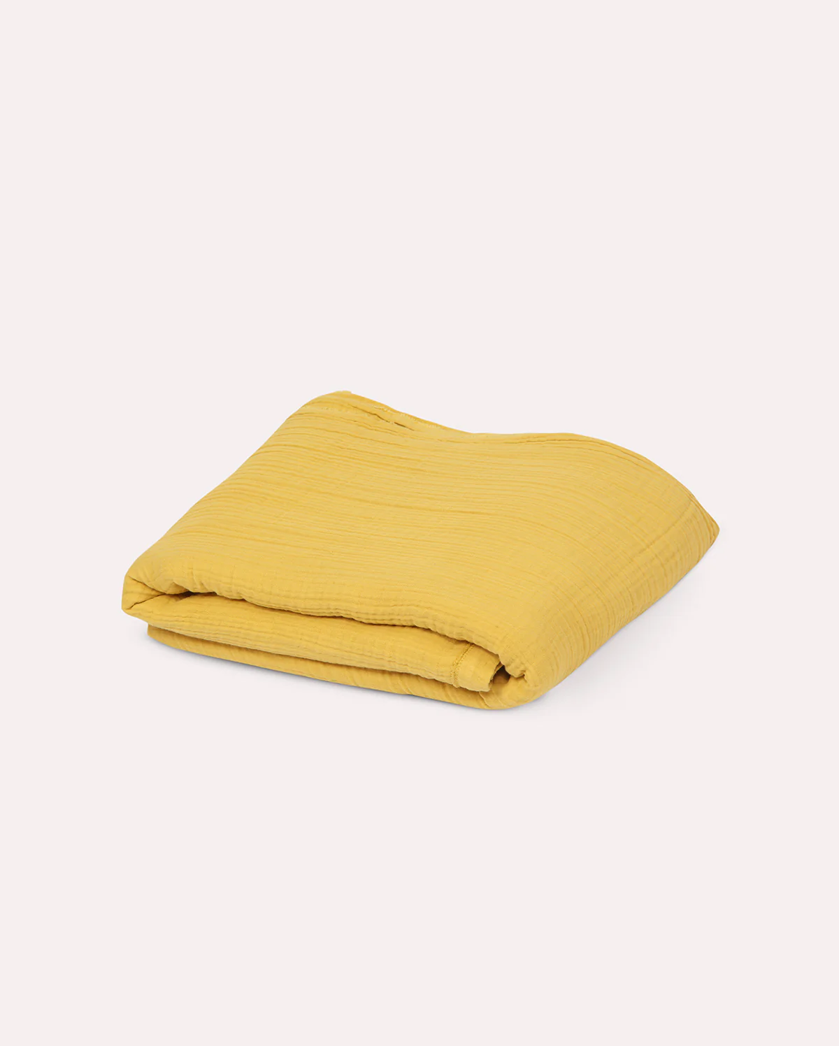 Mollis Muslin Cotton Blanket - Saffron - Image 7