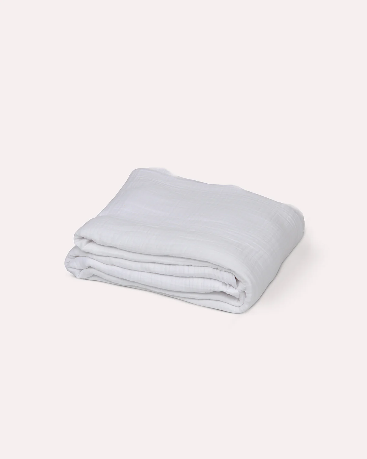Mollis Muslin Cotton Blanket - White - Image 6
