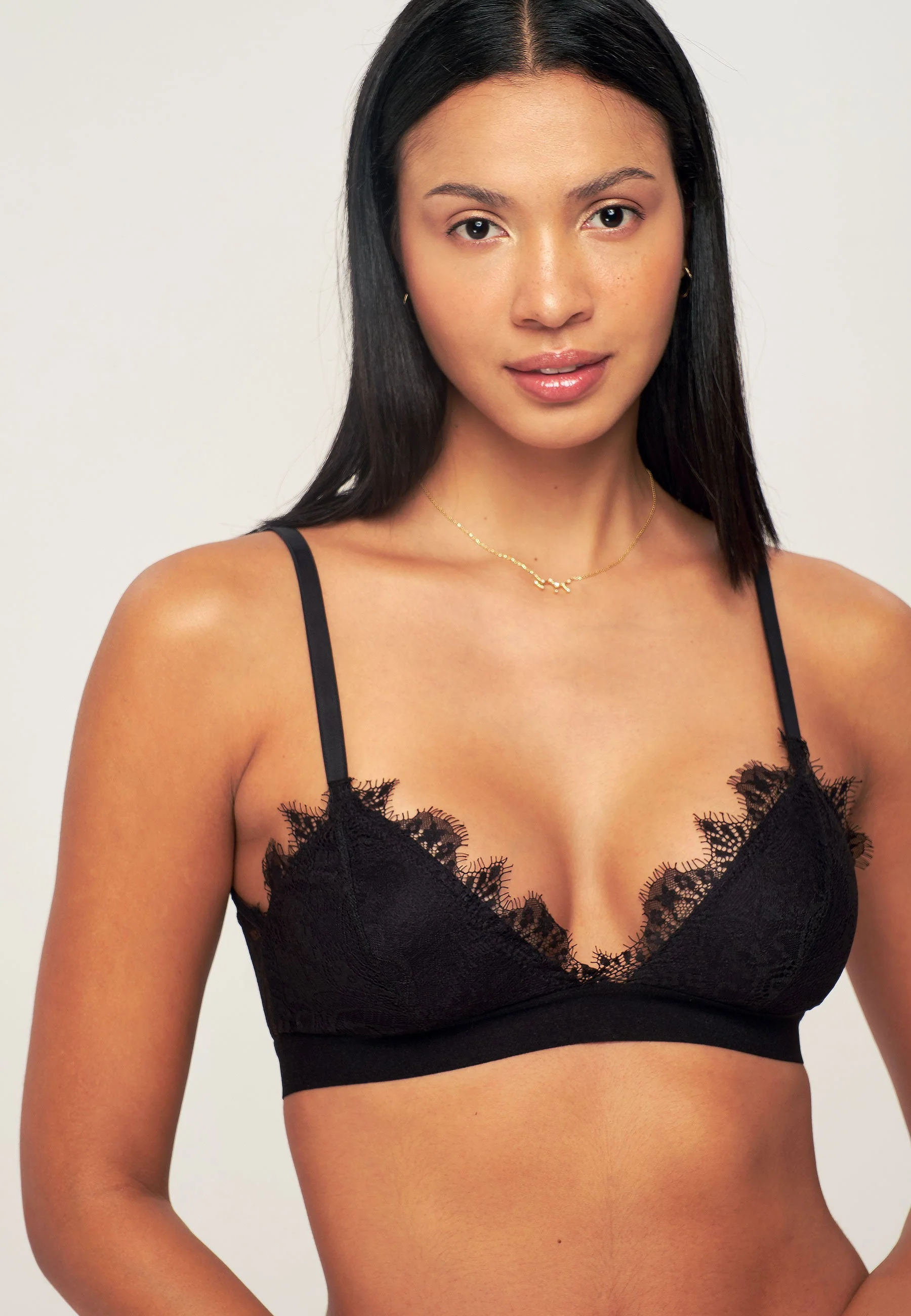 ATHENA BRALETTE - Triangle lace bra - fiore black - Image 3