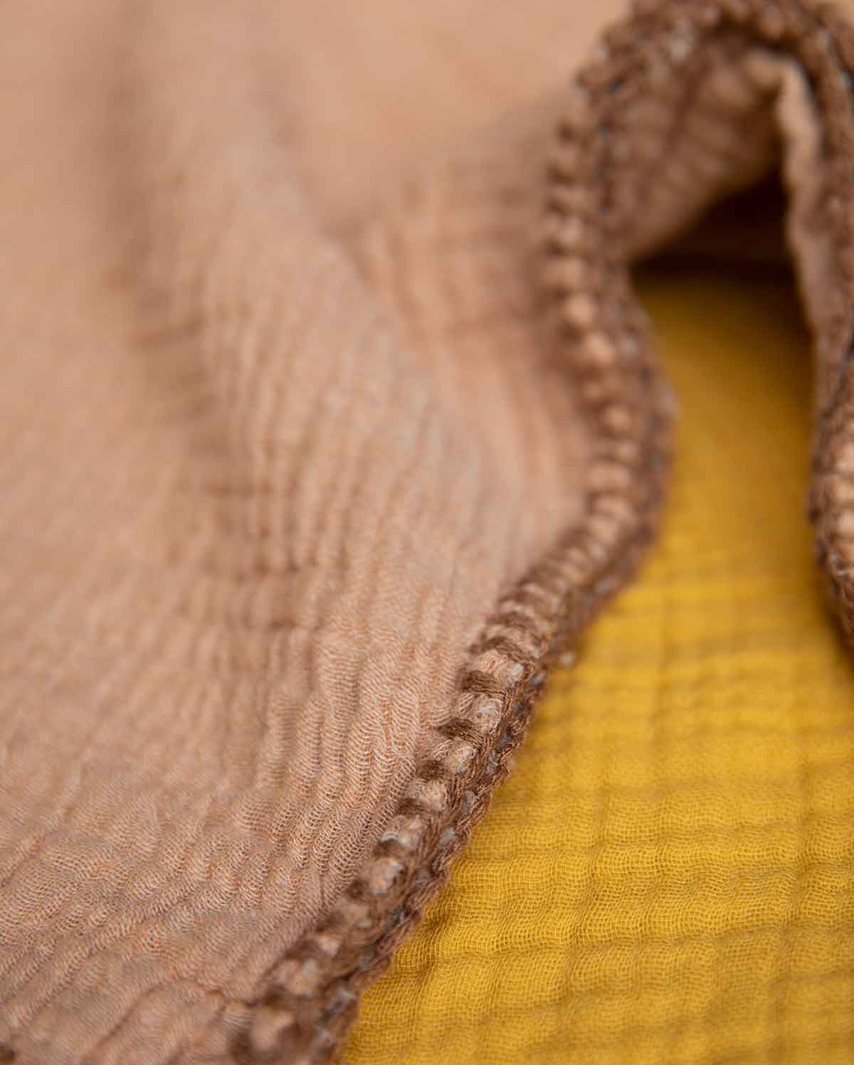 Cocoon Cotton Poncho-Sunset - Image 5