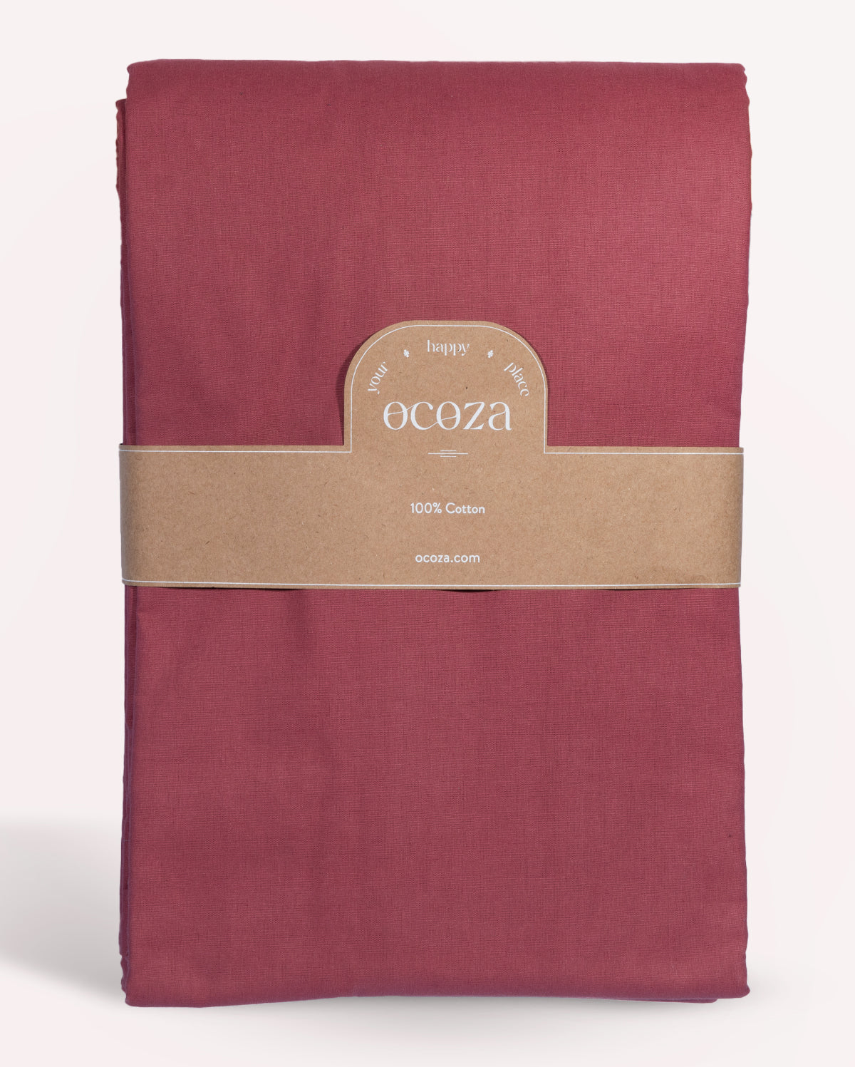 Classic Percale Duvet Cover - Carmine - Image 3
