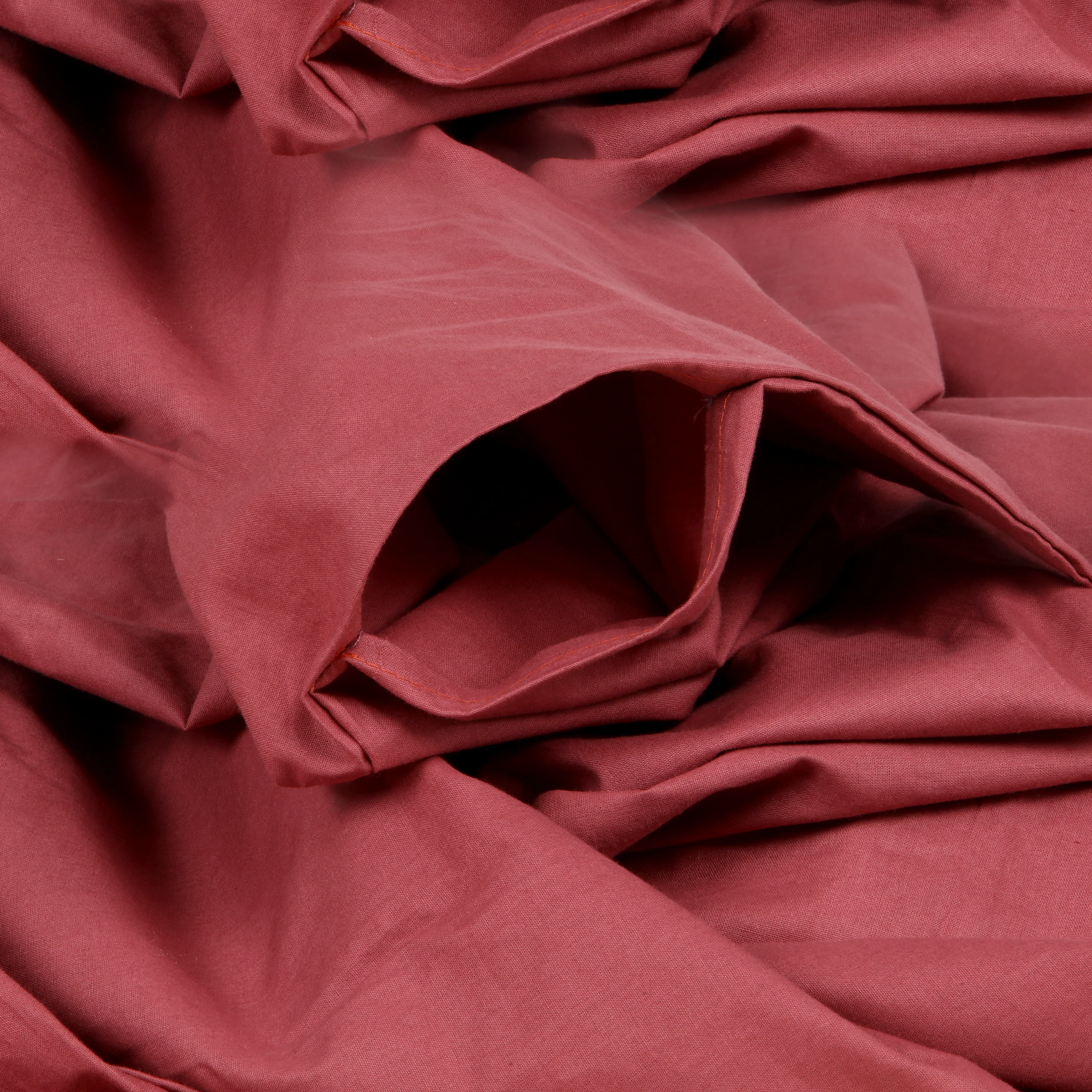 Classic Percale Duvet Cover - Carmine - Image 4
