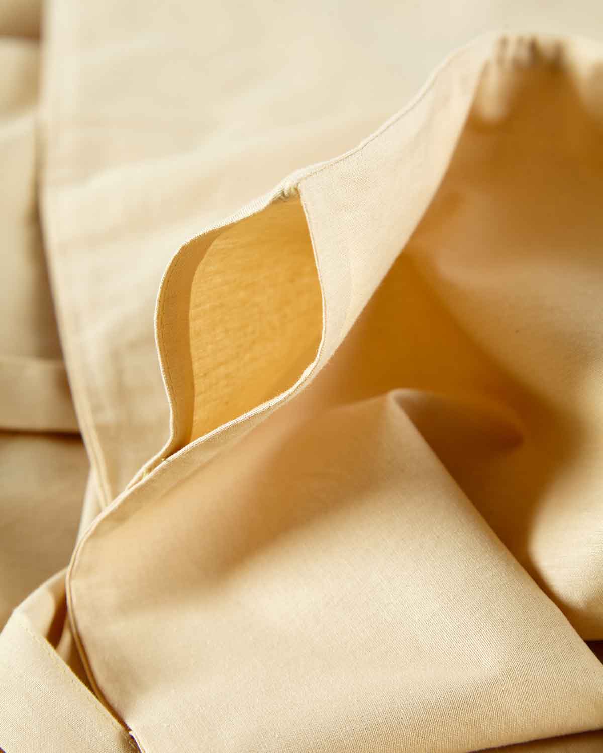 Classic Percale - Duvet Cover Set - Creme Brule - Image 10
