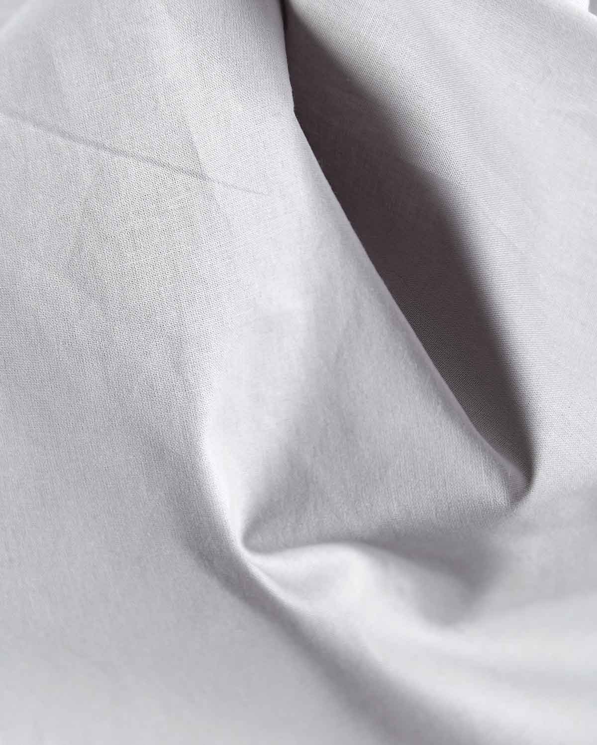 Classic Percale - Duvet Cover Set - Grey - Image 10