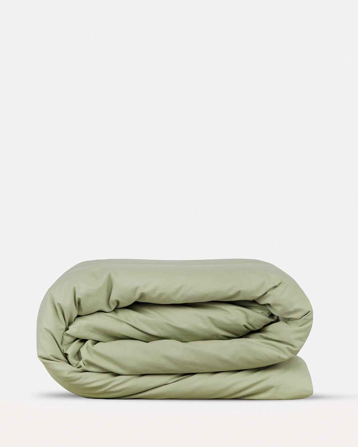 Classic Percale - Duvet Cover Set - Sage Green - Image 6