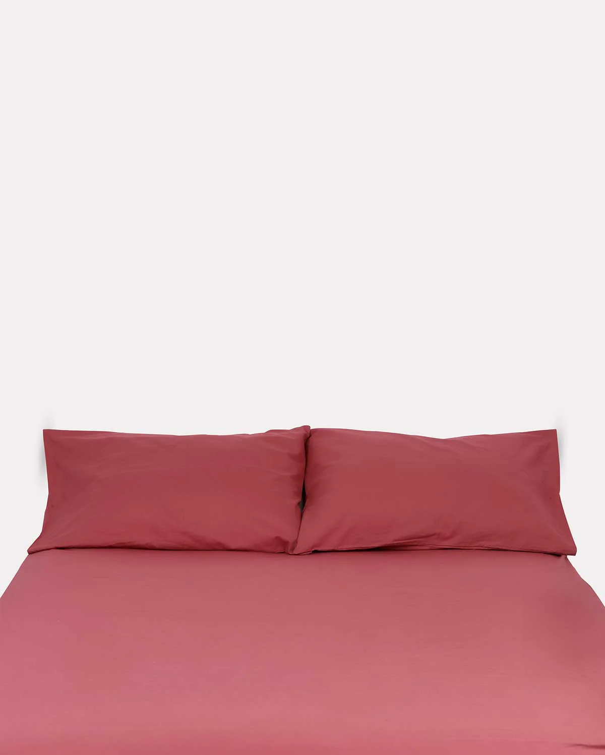 Classic Percale - Fitted Sheet Set- Carmine