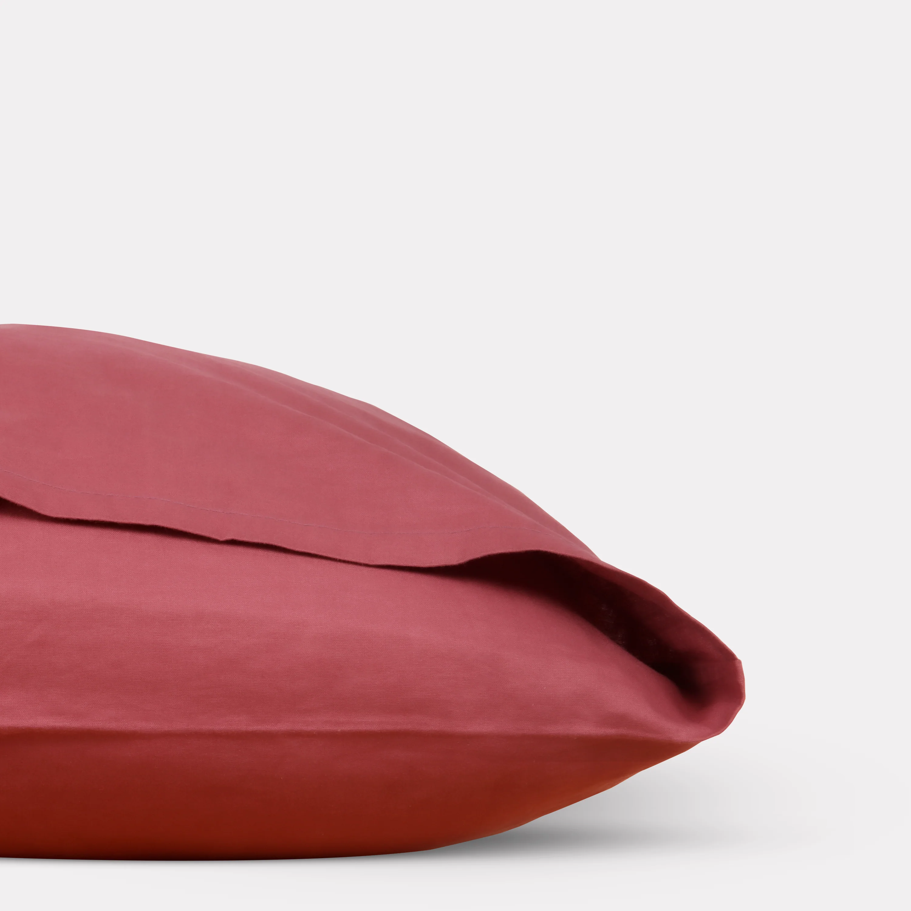 Classic Percale - Fitted Sheet Set- Carmine - Image 4