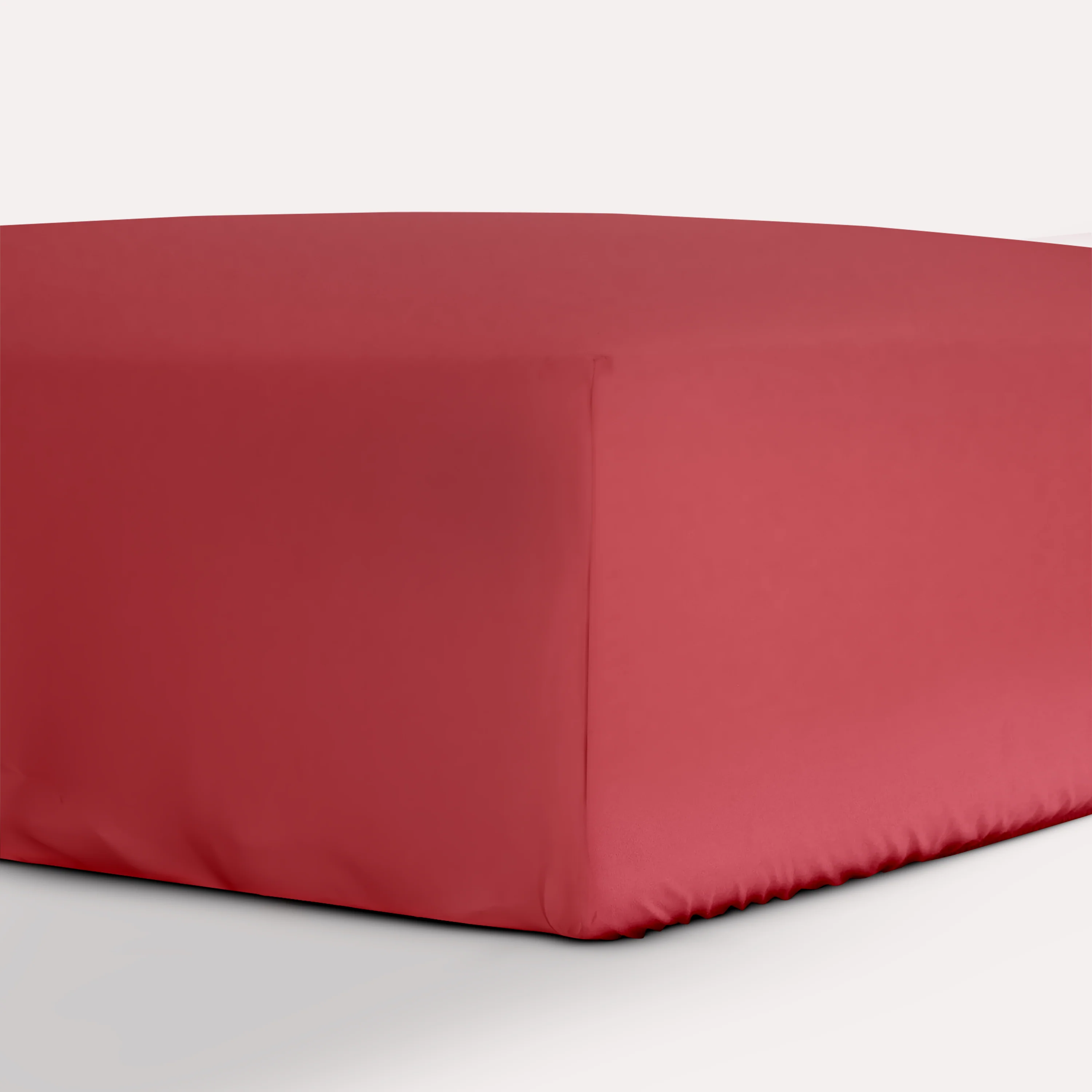 Classic Percale - Fitted Sheet Set- Carmine - Image 6