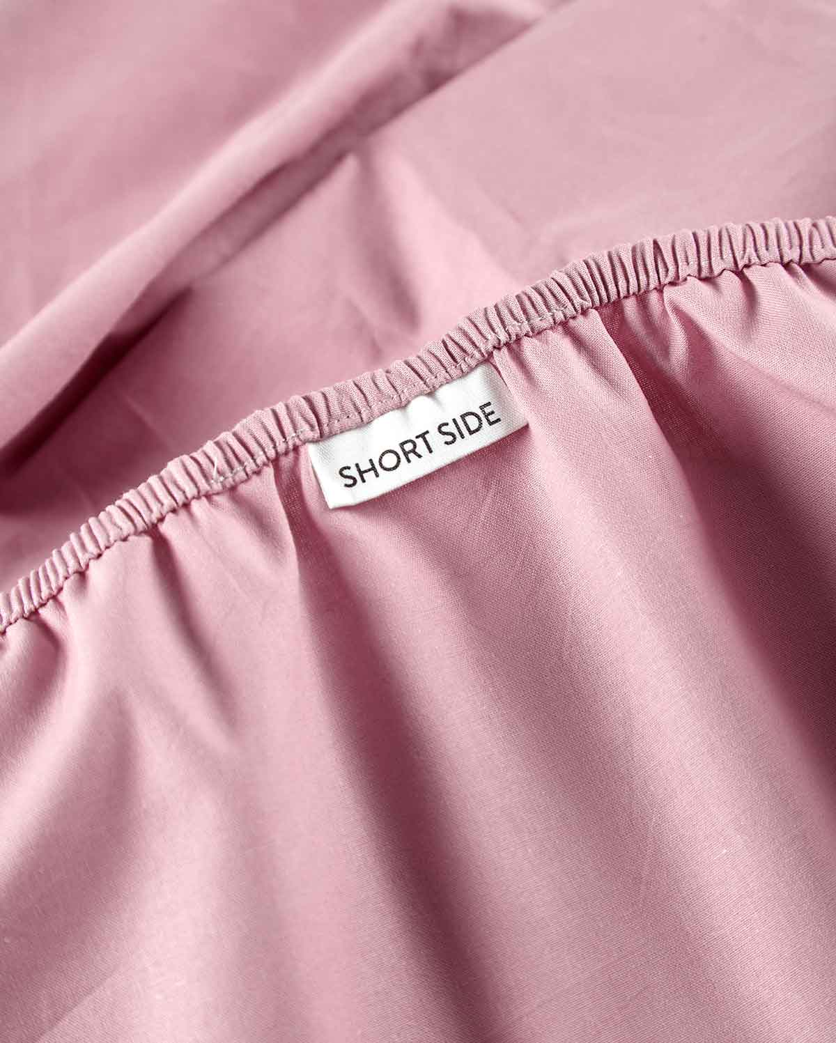 Classic Percale - Fitted Sheet Set - Pink - Image 4