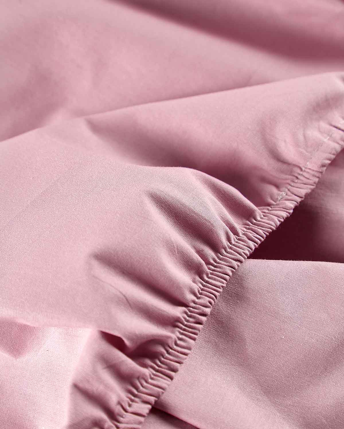 Classic Percale - Fitted Sheet Set - Pink - Image 5