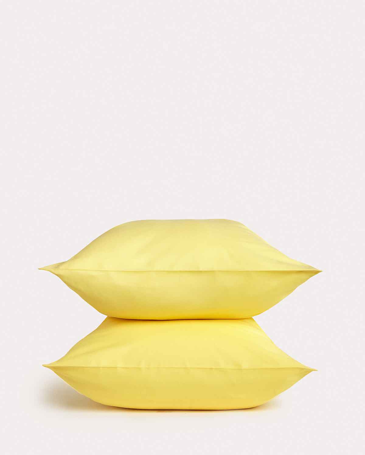 Classic Percale - Fitted Sheet Set - Yellow - Image 3
