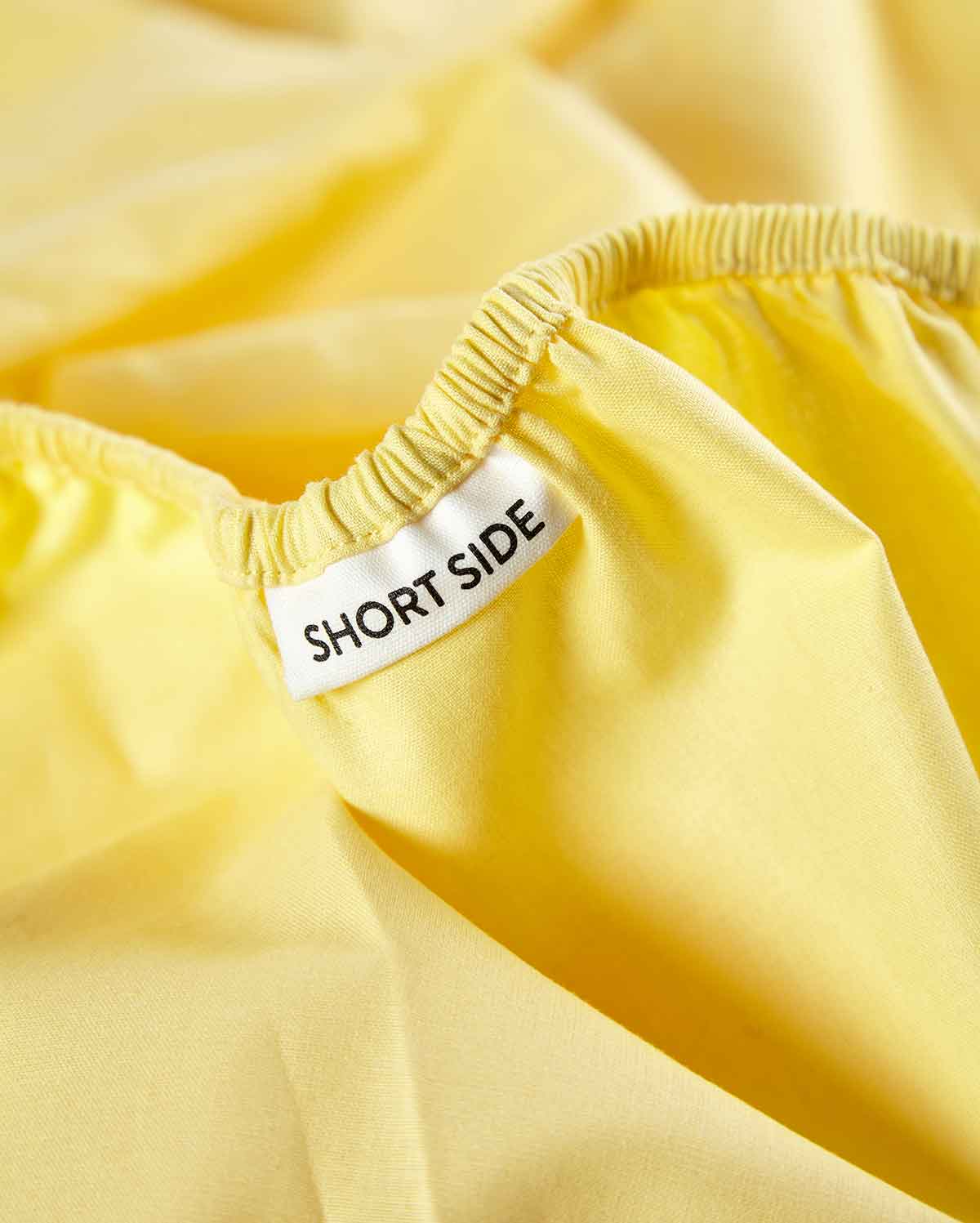 Classic Percale - Fitted Sheet Set - Yellow - Image 4