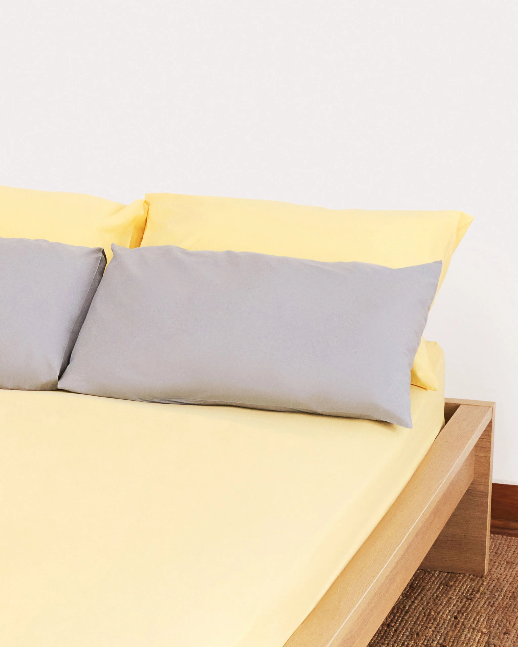Classic Percale Pillowcase 2pcs - Dove Grey - Image 2