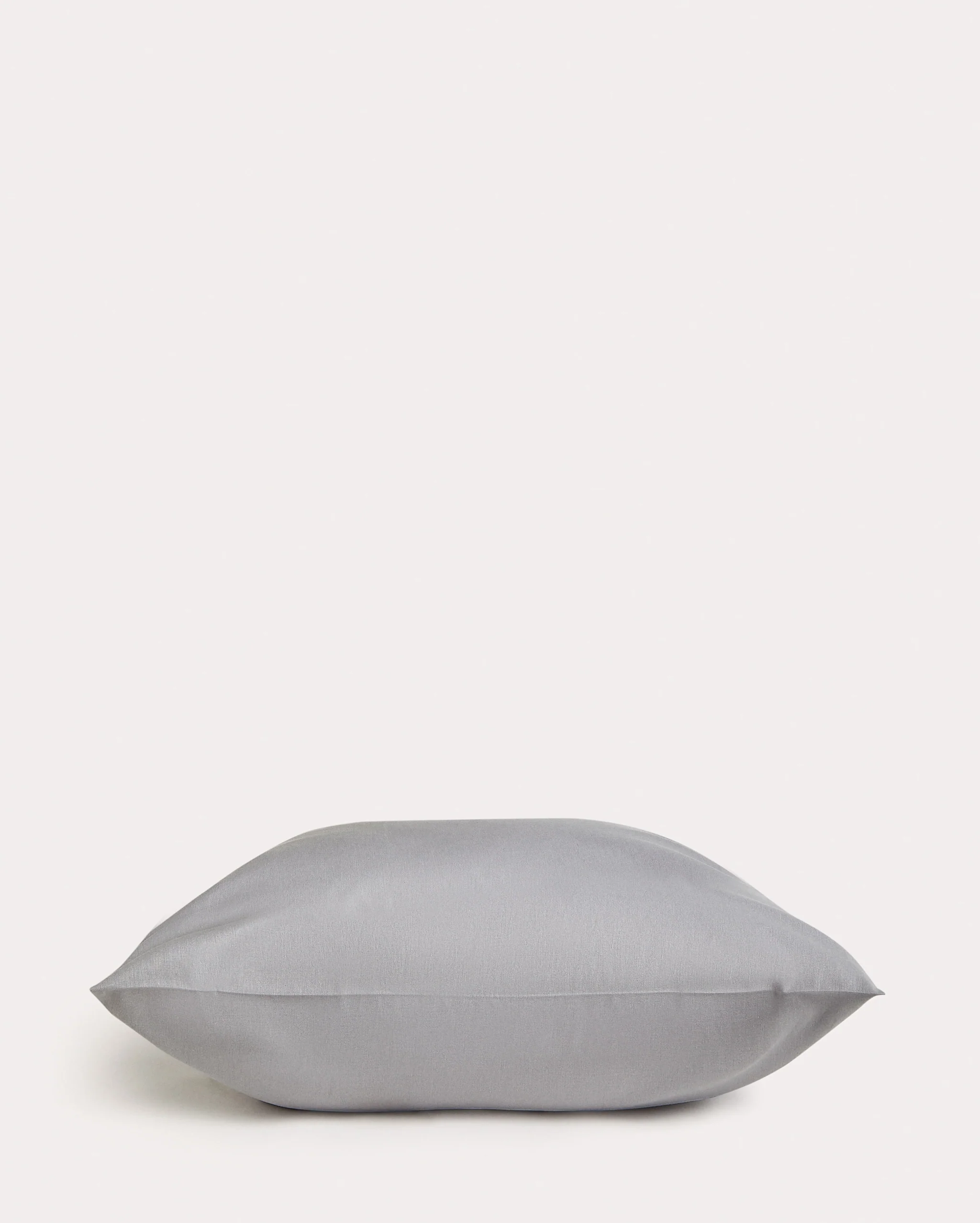 Classic Percale Pillowcase 2pcs - Dove Grey - Image 3