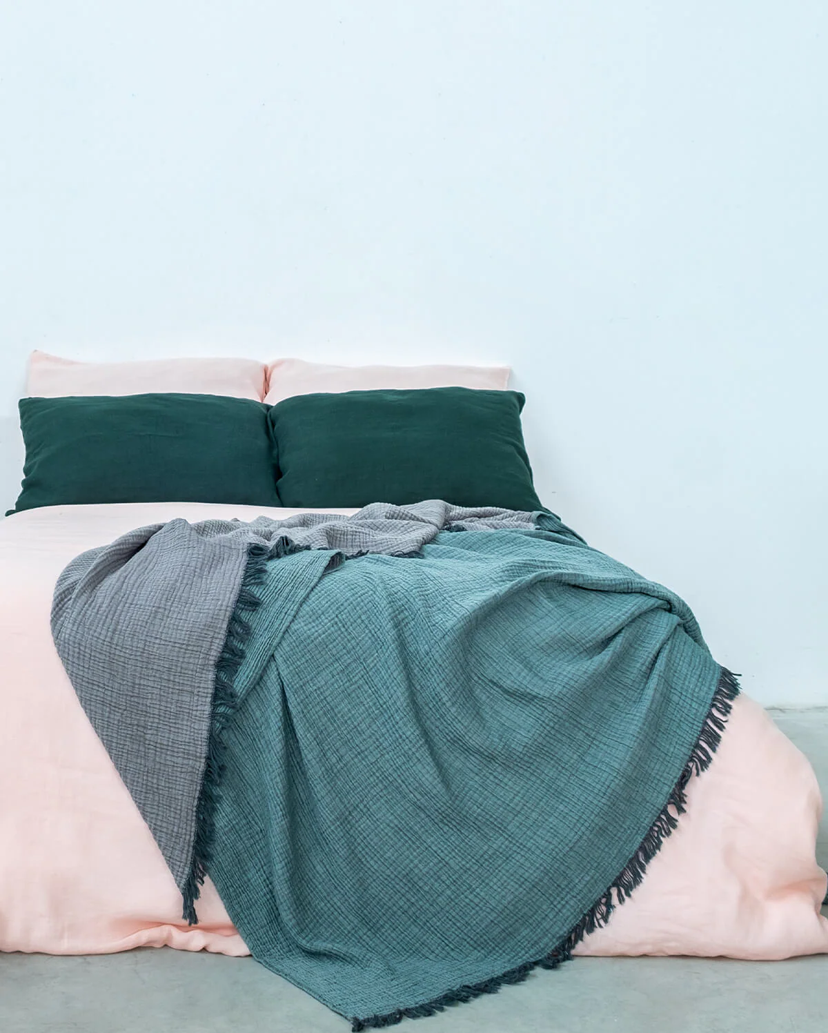 Cocoon Muslin Cotton Blanket- Garden - Image 2