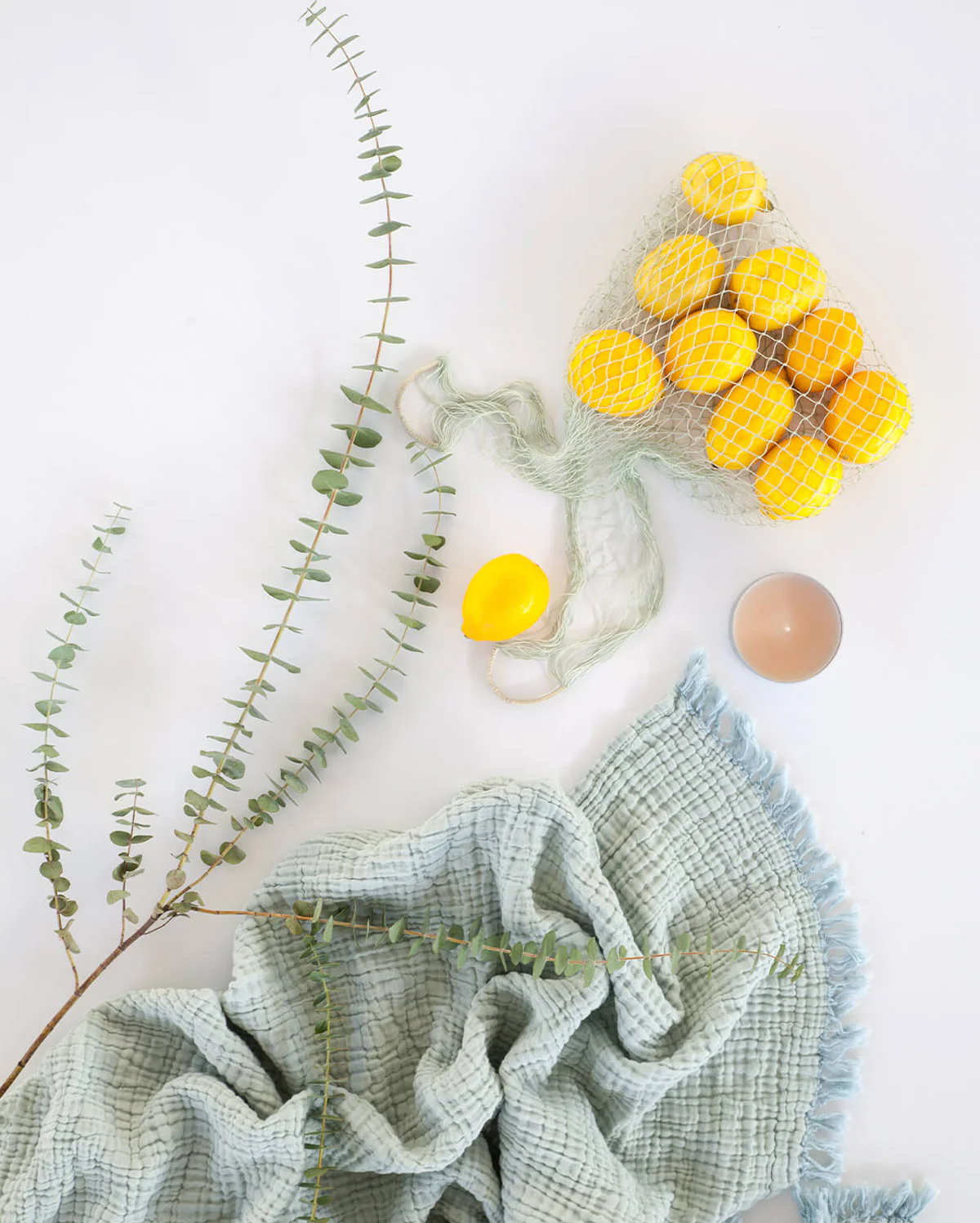 Cocoon Muslin Cotton Blanket- Sage - Image 2