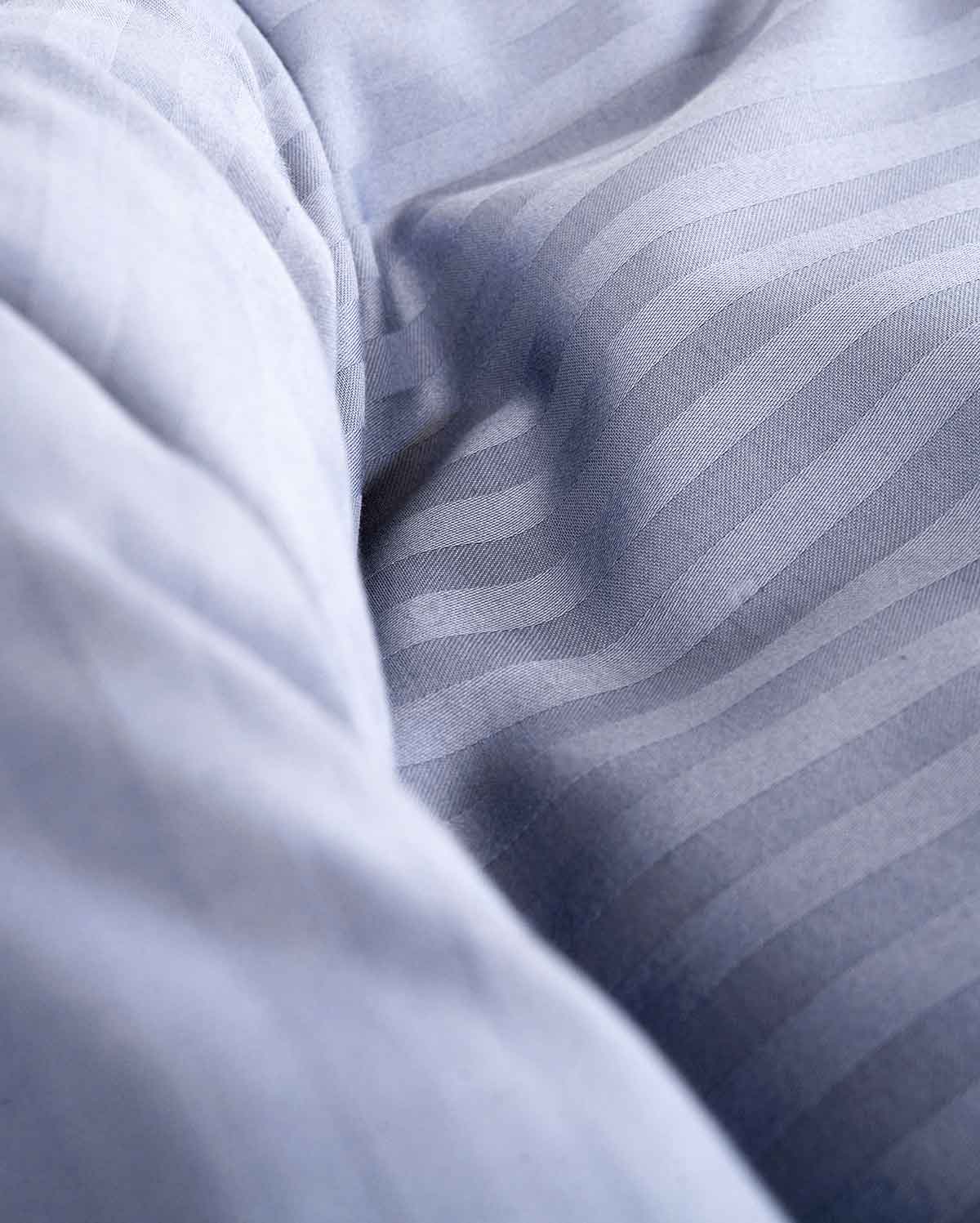 Sateen Stripe - Core Bedding Set - Gold & Grey - Image 5