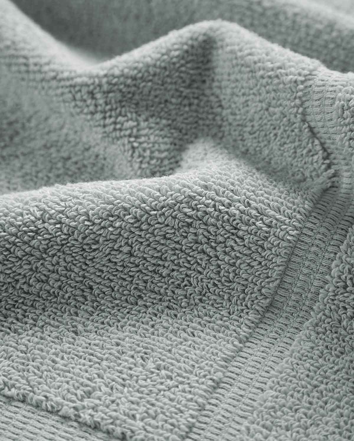 Cotton Bath Mat - Light Blue - Image 3