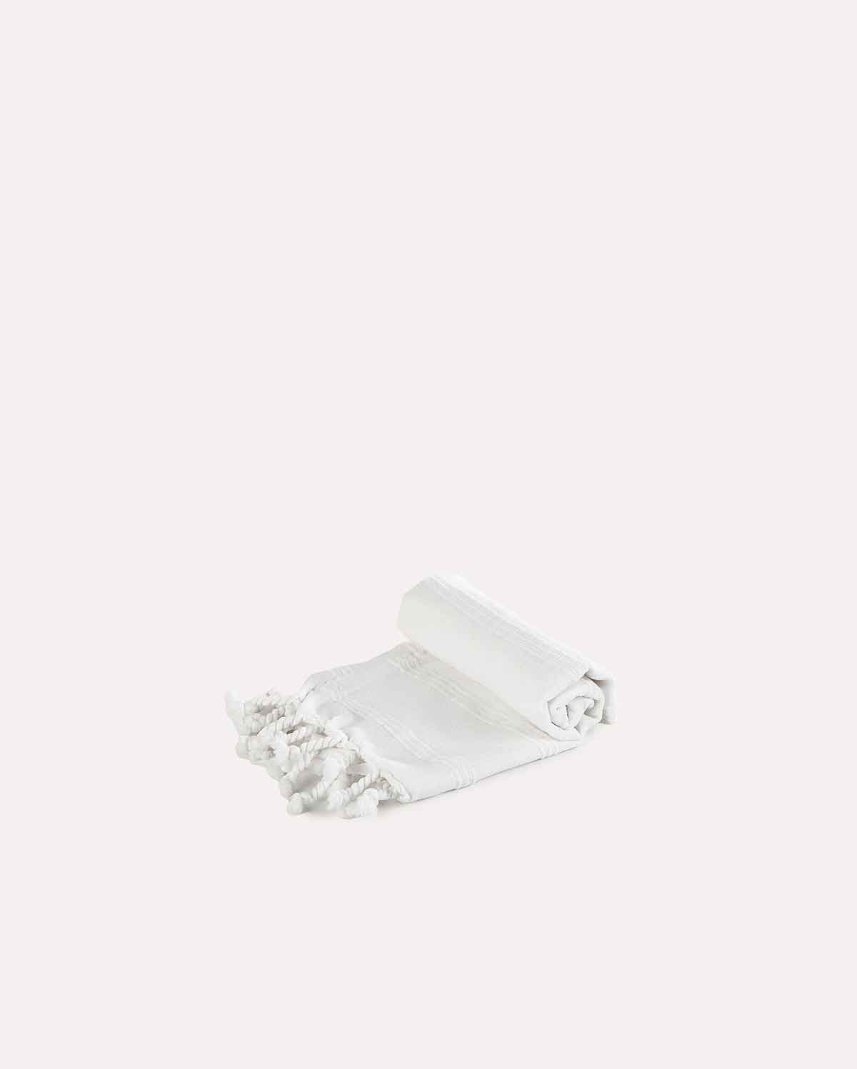 Cotton Peshtemal Set of 2 pieces - White - Image 4