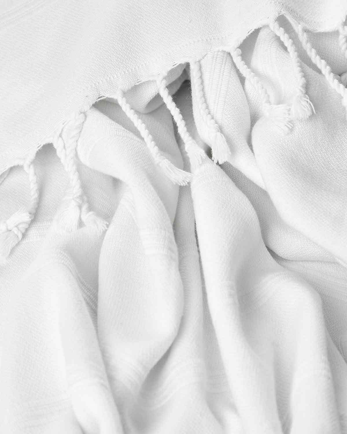 Cotton Peshtemal Set of 2 pieces - White - Image 7