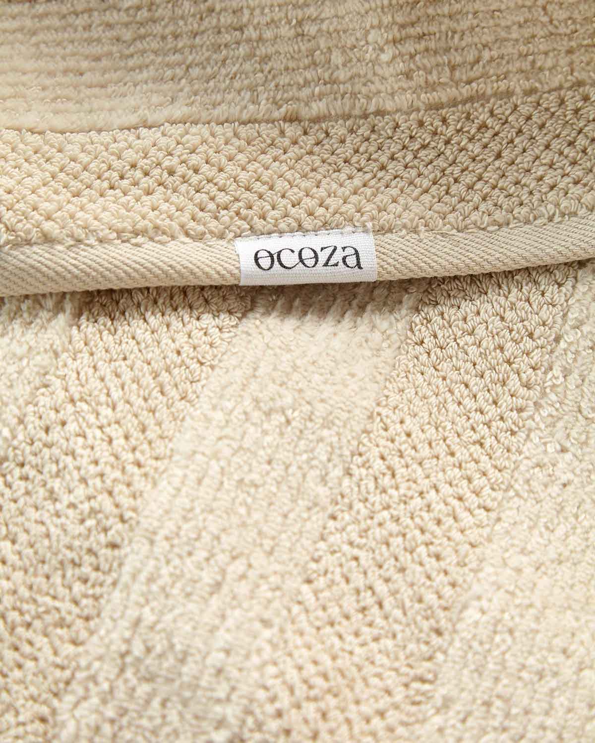 Cotton Velvet Towel Set - Custard Cream (2 Towels) - Image 5