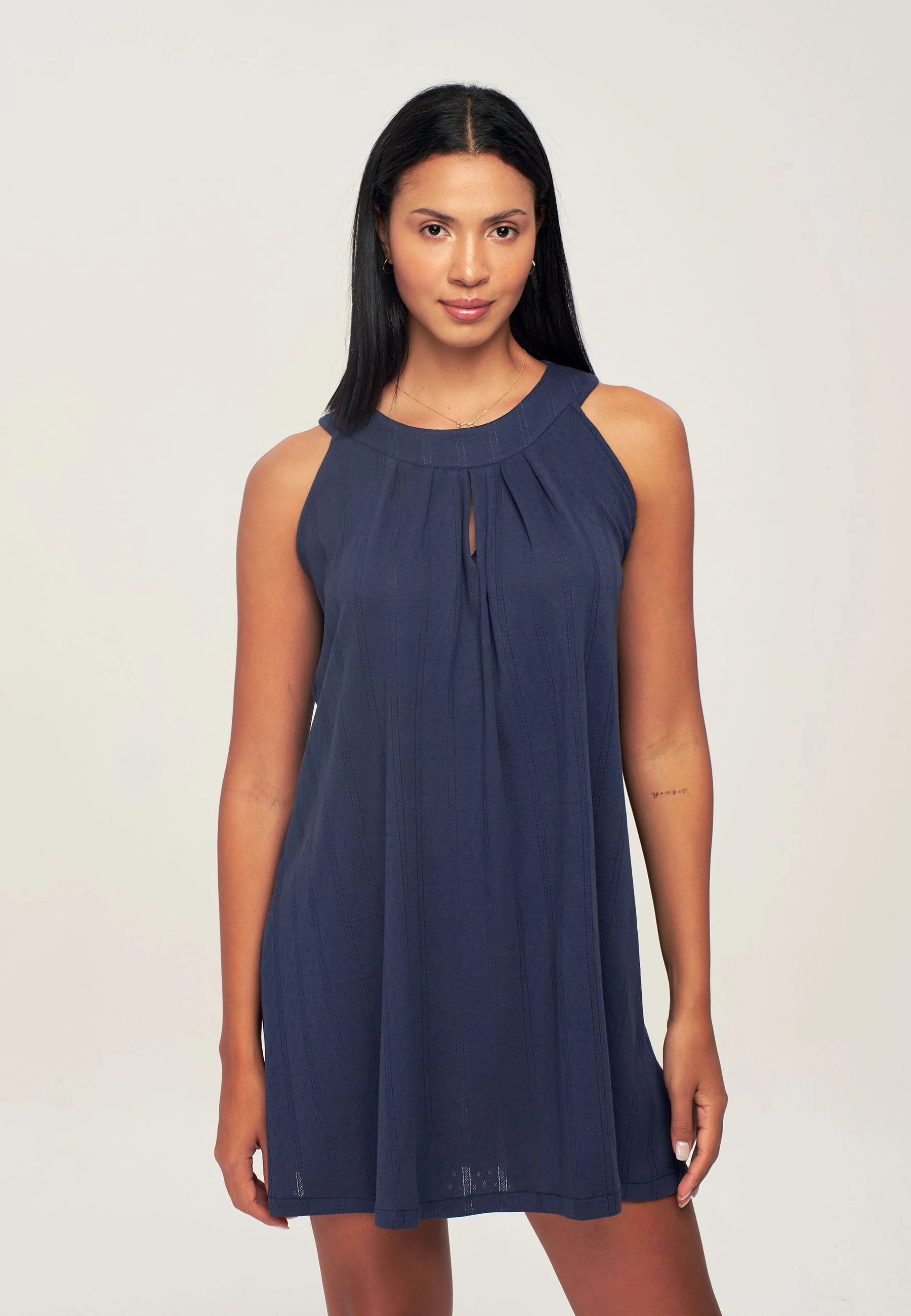 Halter Neck Sleeveless Dress - Image 2