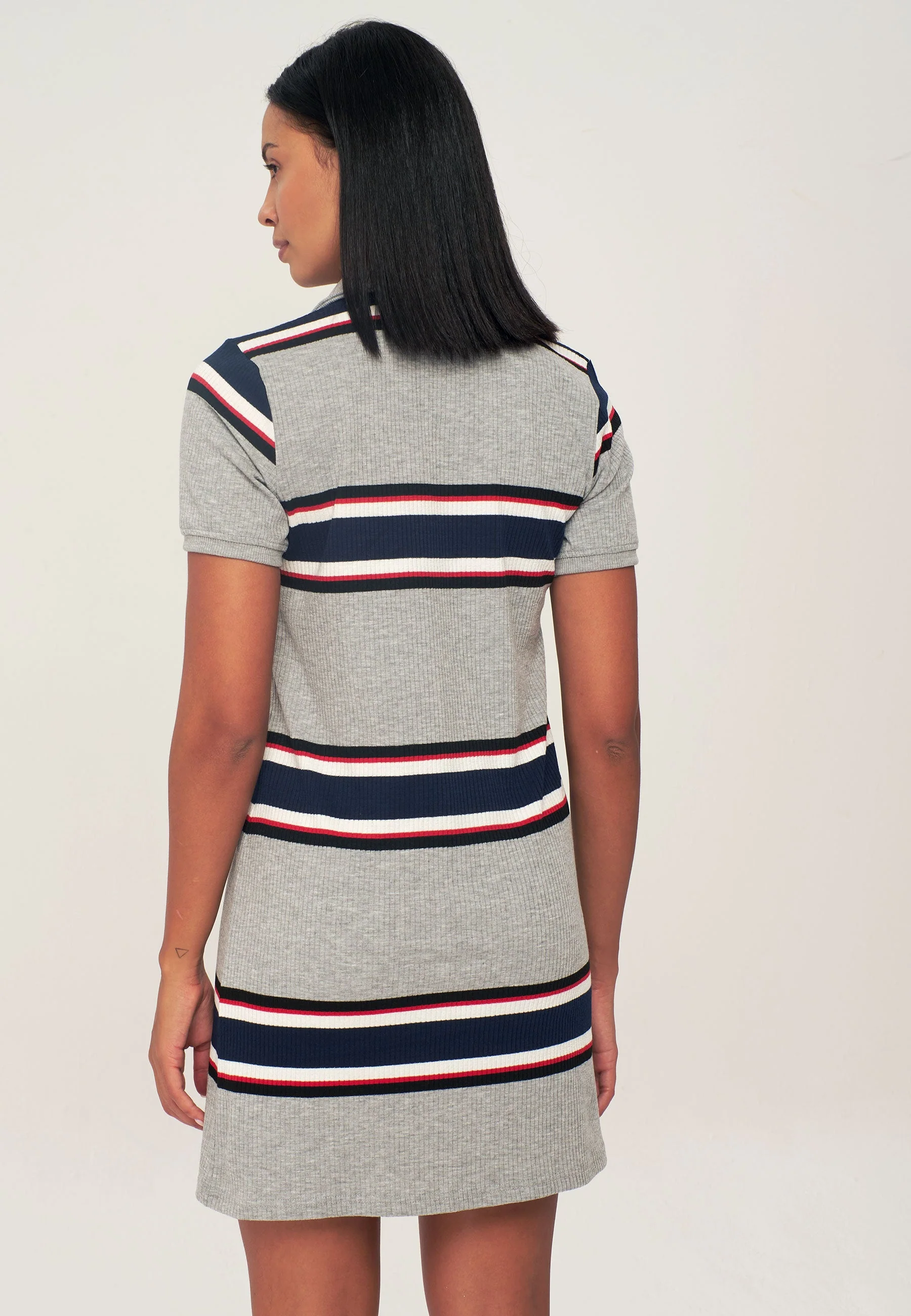 Herita Multi Striped Polo Dress - Image 3