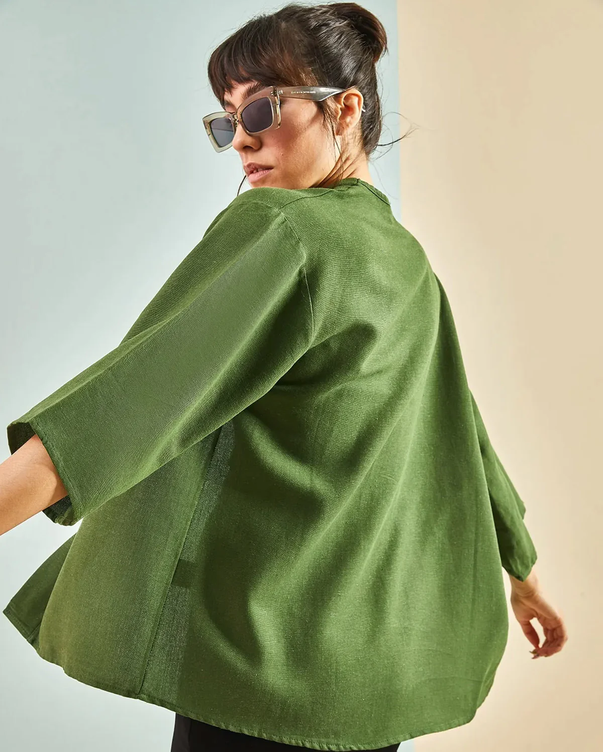 Kimono - Khaki - Image 4