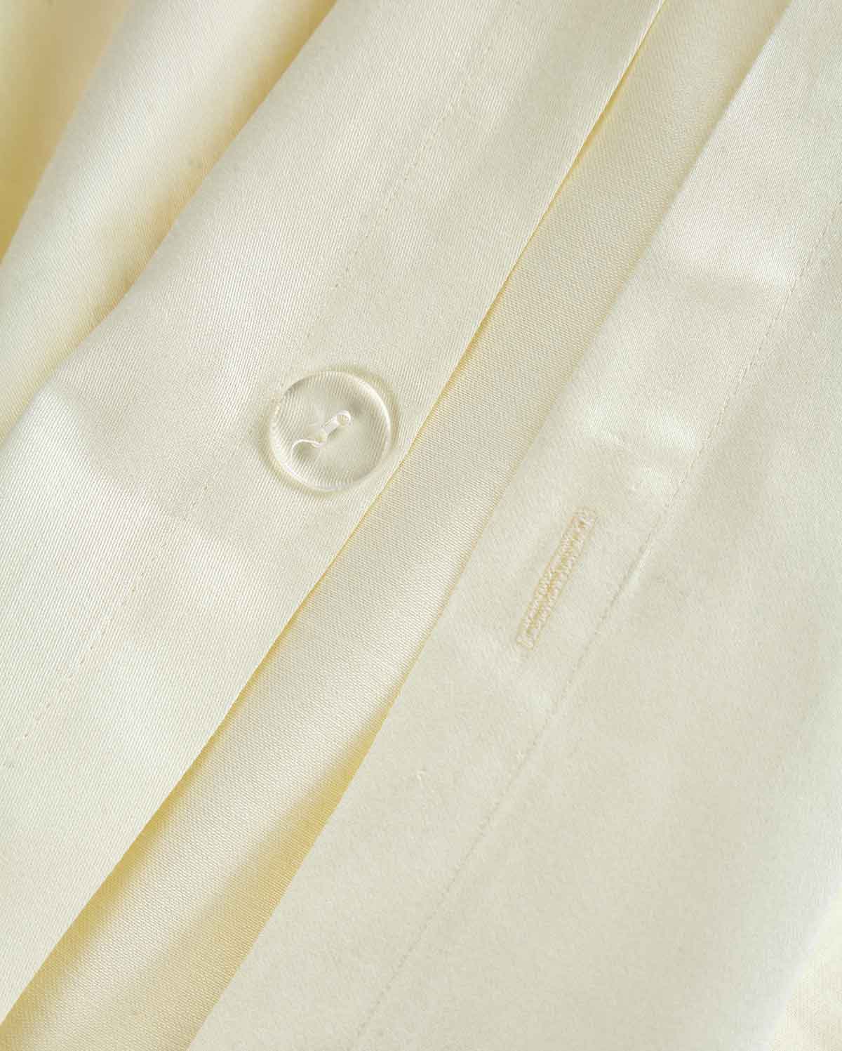 Lavish Sateen - Duvet Cover Set - Cream - Image 6