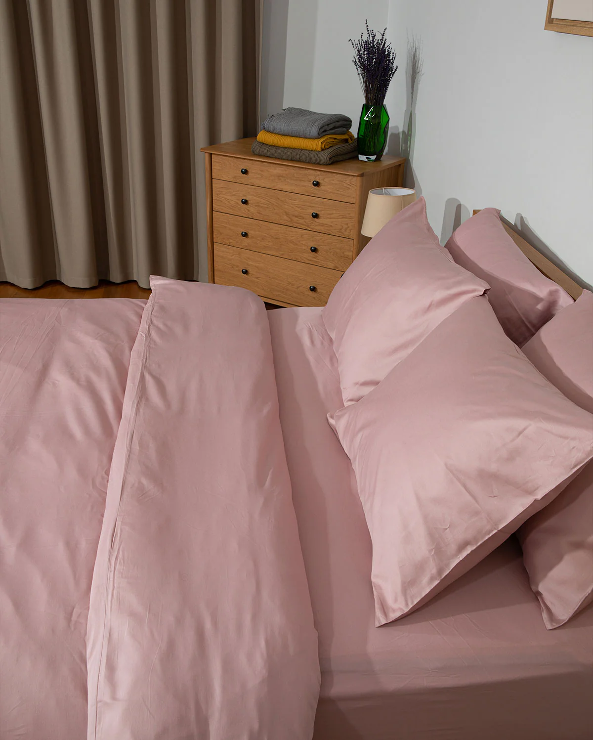 Lavish Sateen - Duvet Cover Set - Nude Pink - Image 3