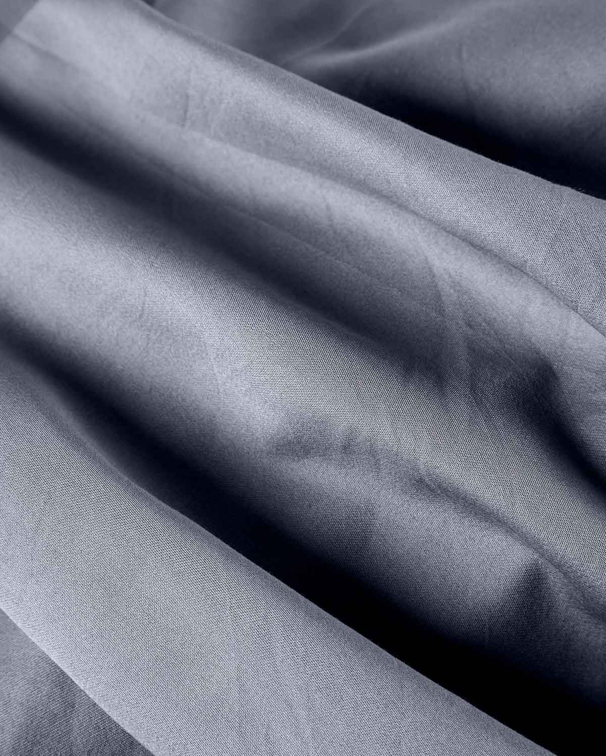 Lavish Sateen Fitted Sheet - Dove Grey - Image 6