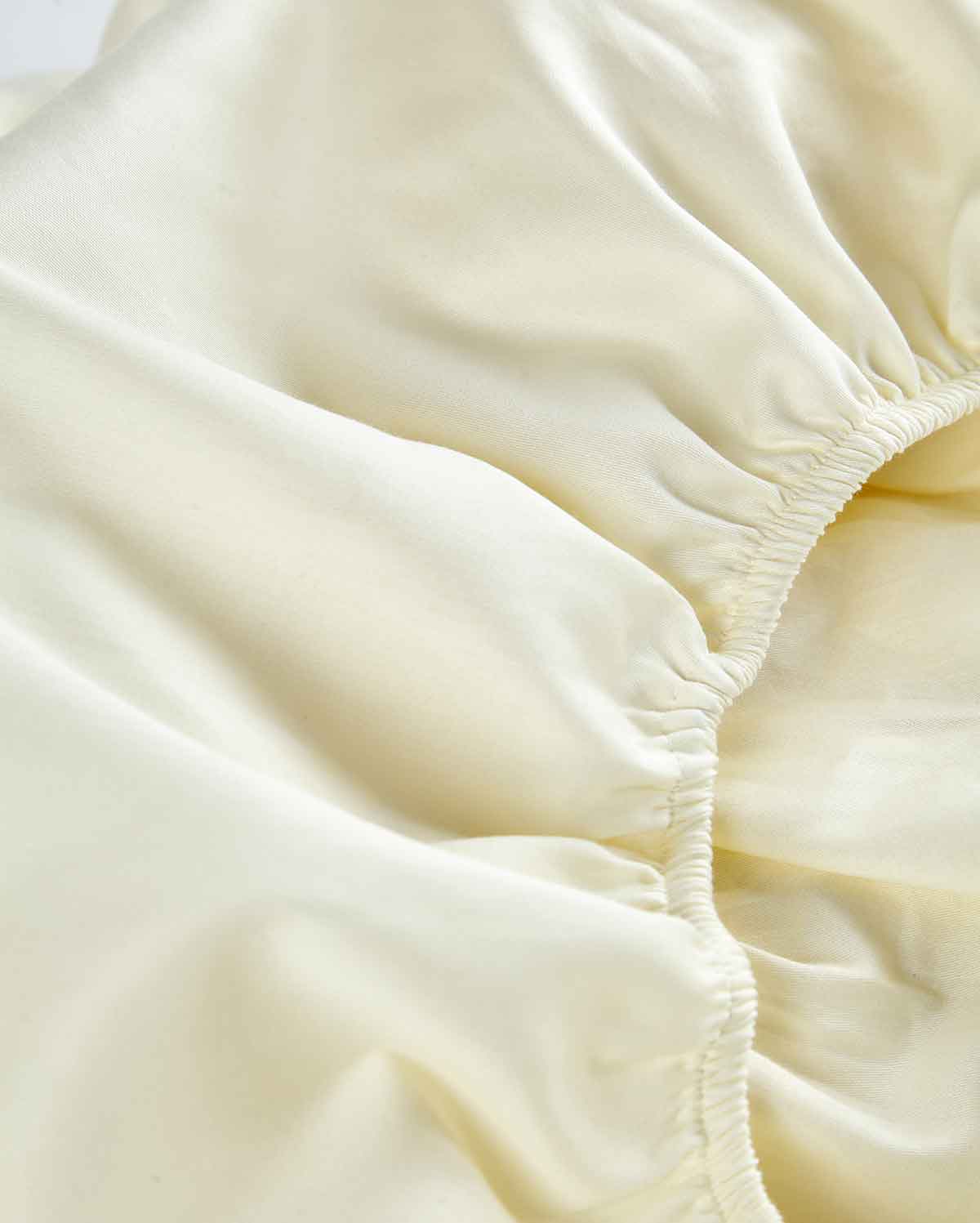 Lavish Sateen - Fitted Sheet Set - Cream - Image 3