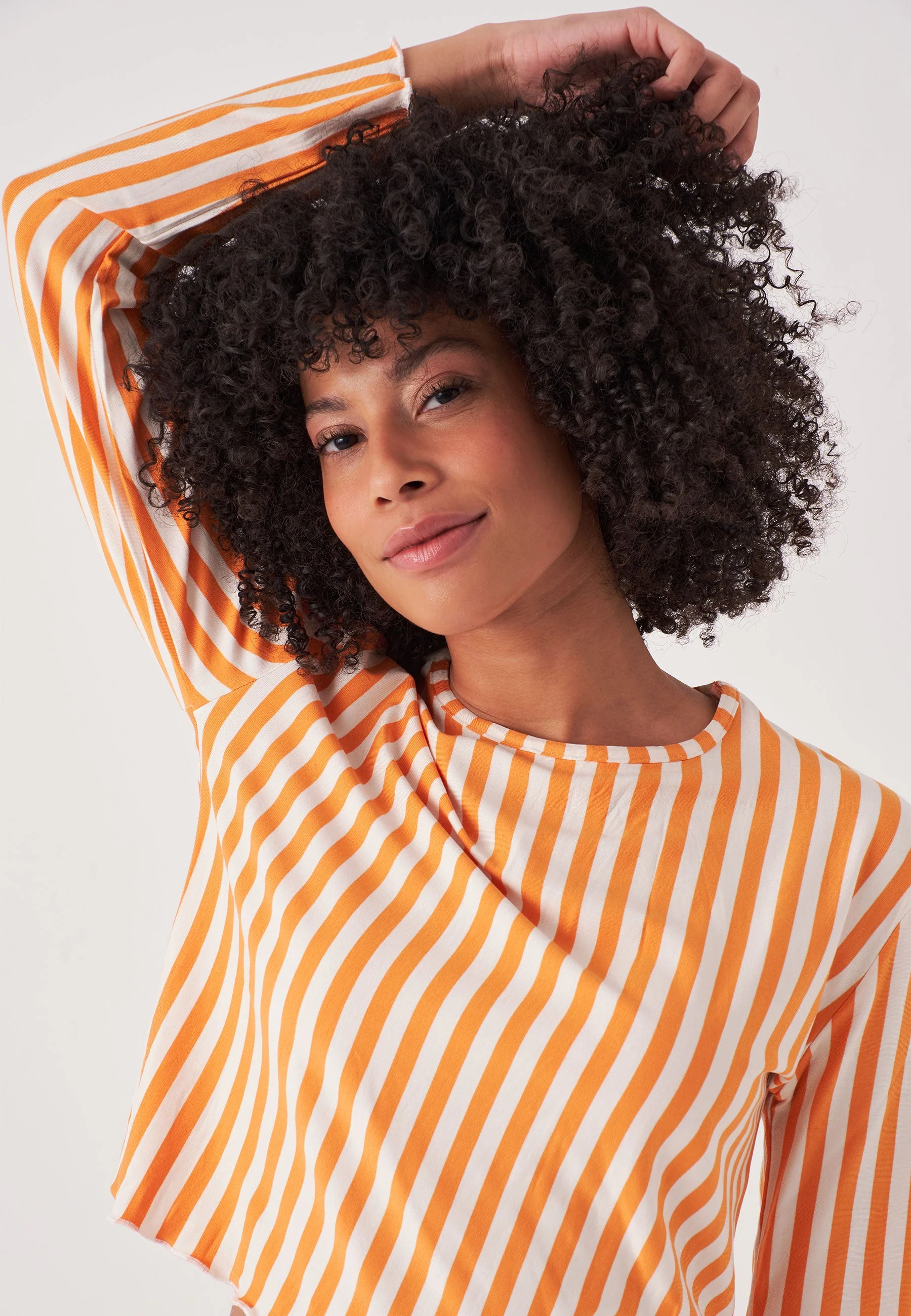 Long Sleeve Striped Pajamas Set - Image 3