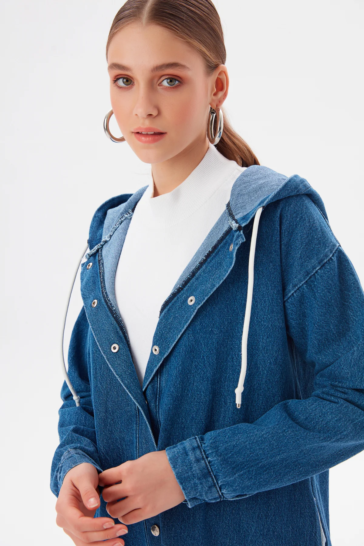 MUNI MUNI - Long Denim Coat - blue - Image 2