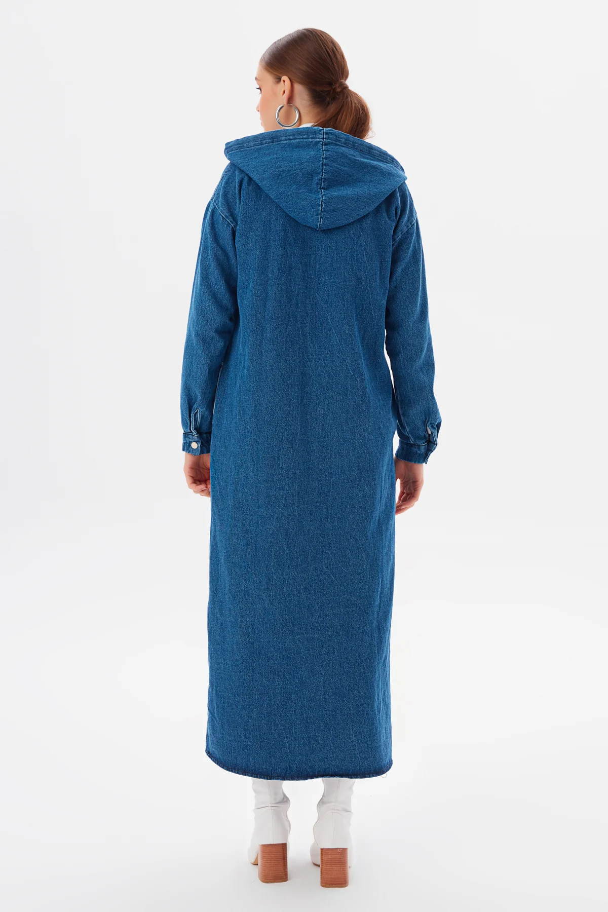 MUNI MUNI - Long Denim Coat - blue - Image 4