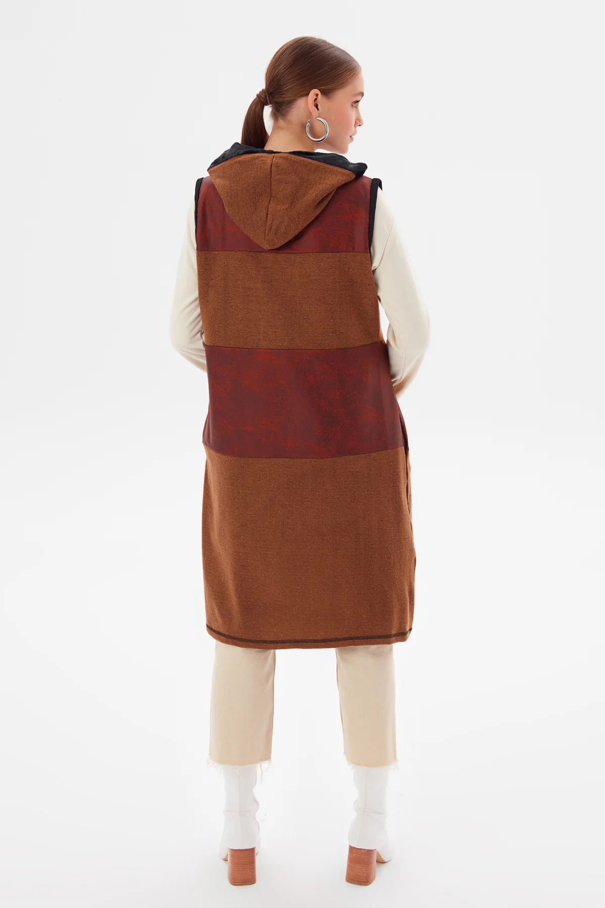 MUNI MUNI - Long Waistcoat - brown - Image 4