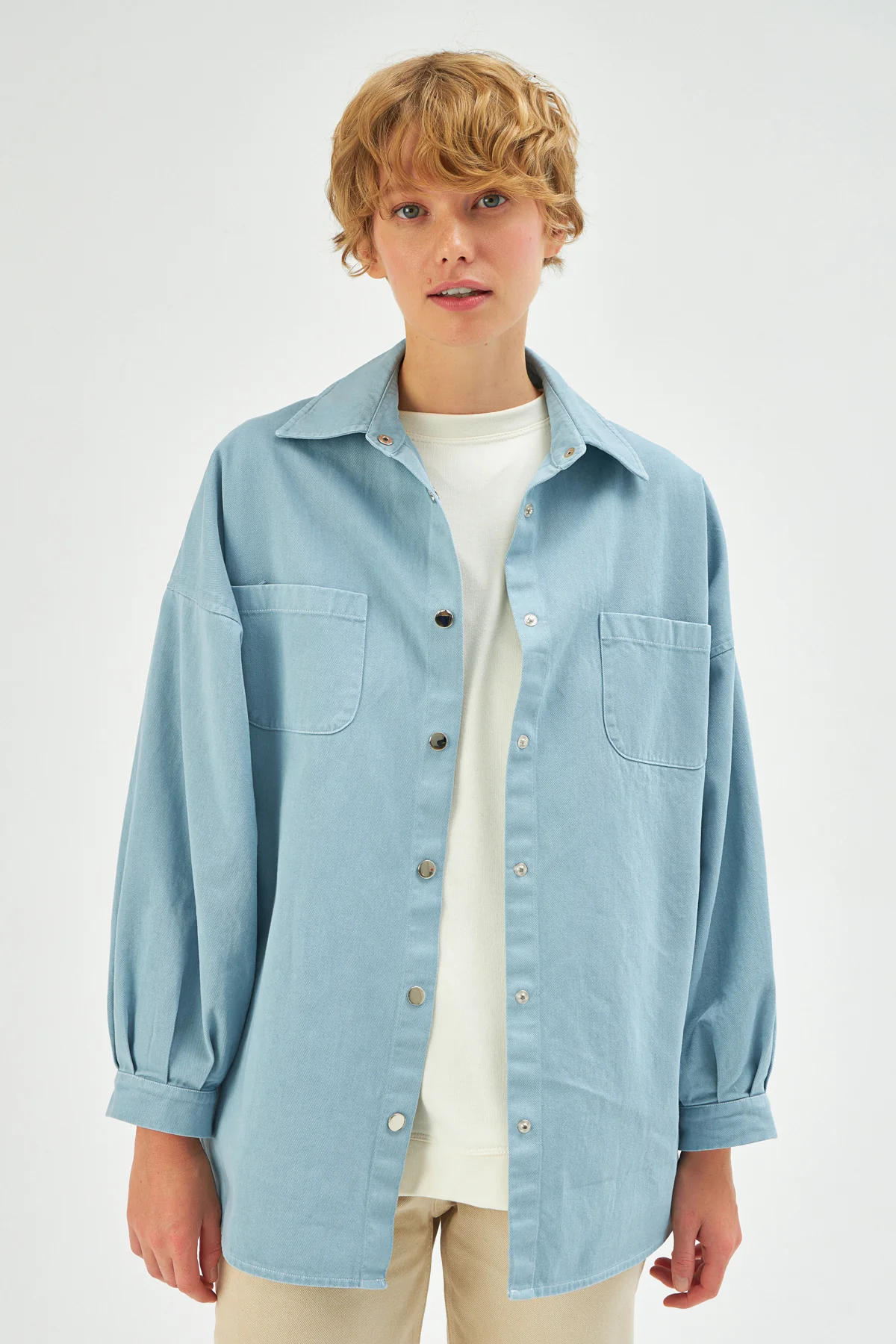 MUNI MUNI - Natural Denim Jacket - ice blue - Image 2
