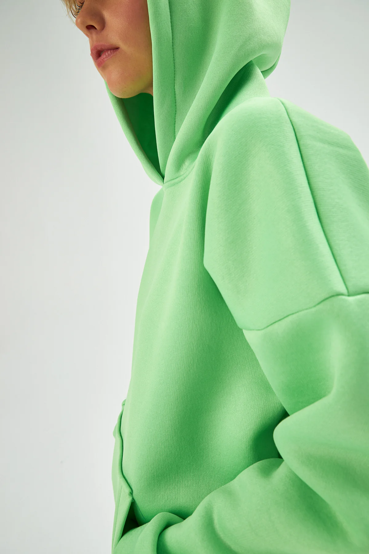 MUNI MUNI -  Oversize Neon Hoodie - neon green - Image 2