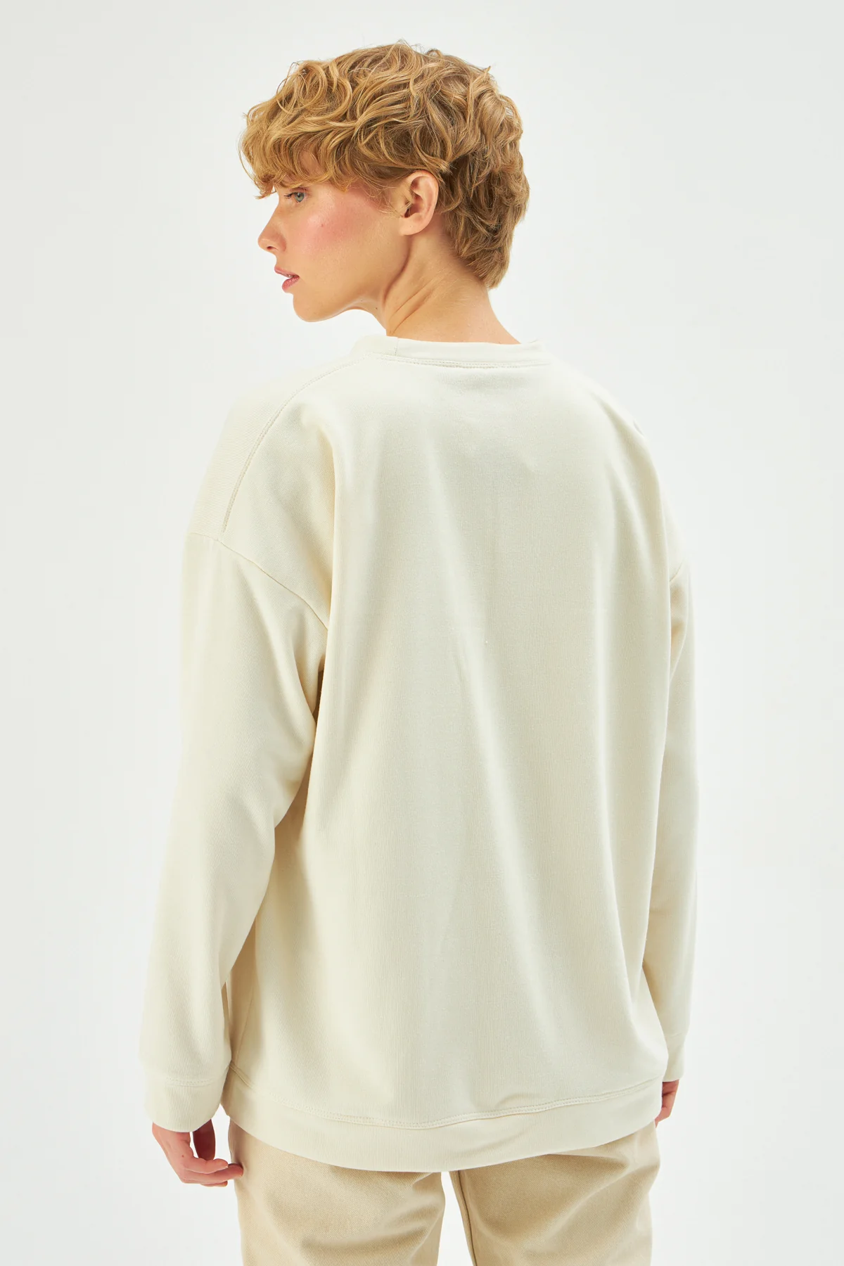 MUNI MUNI - Oversize Sweatshirt - beige - Image 3