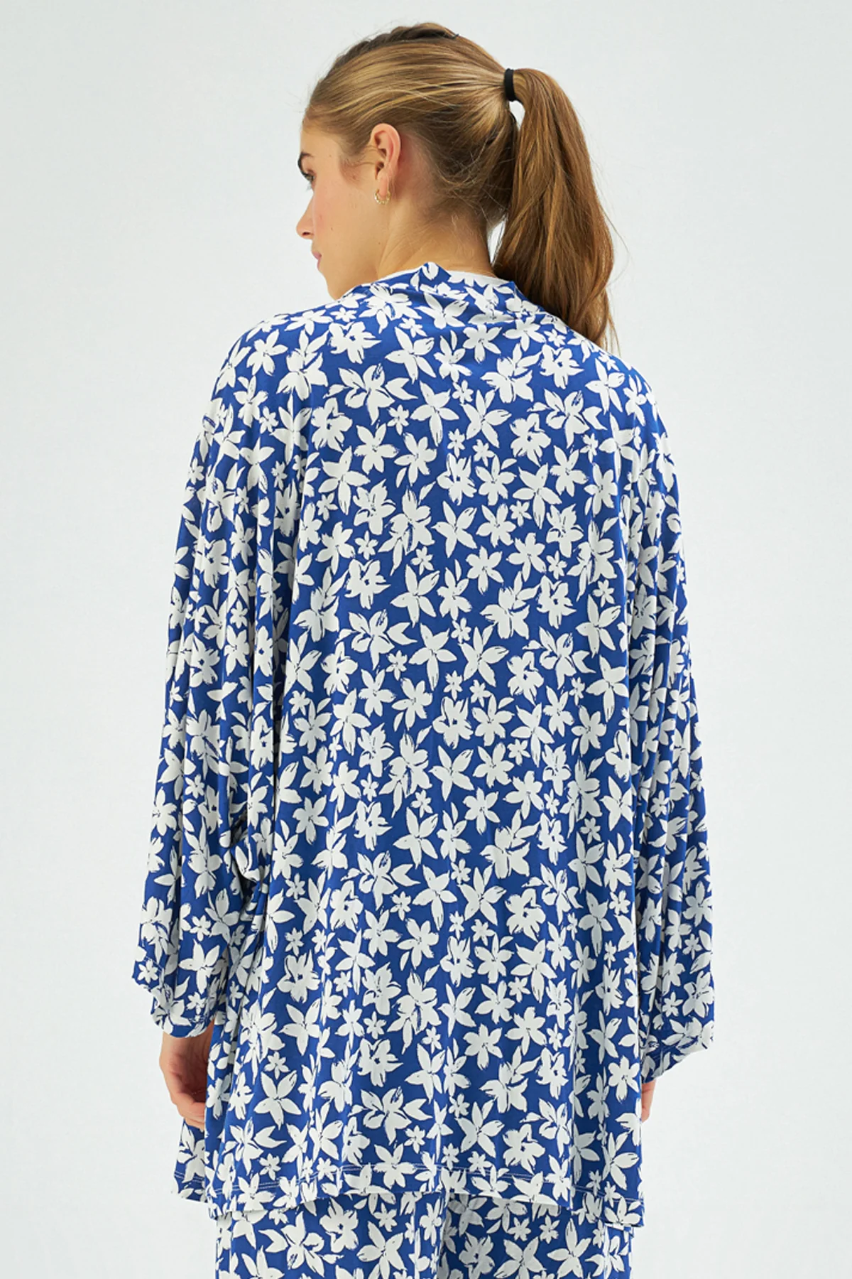 MUNI MUNI - Printed Kimono Top - blue - Image 3