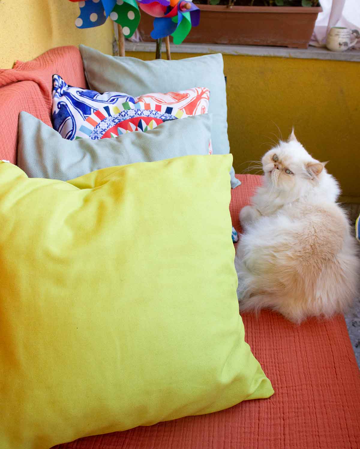 Pastel Cushion Cover - Soft Green - Image 3