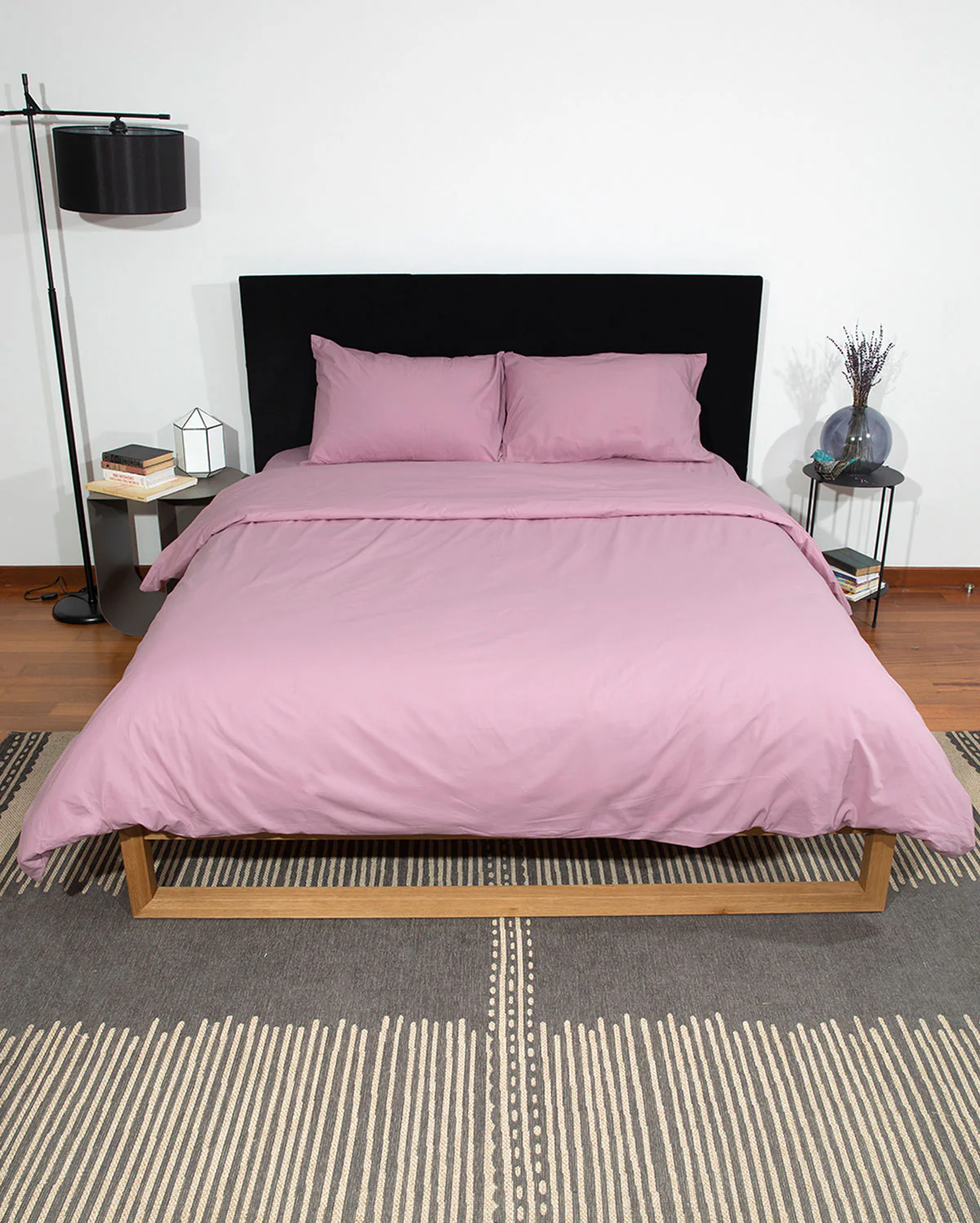 Classic Percale Duvet Cover - Pink - Image 7