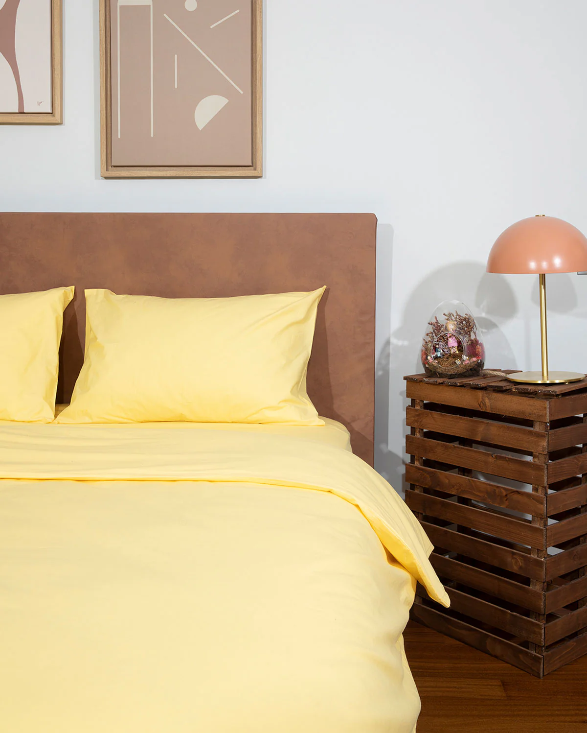 Classic Percale Duvet Cover - Yellow - Image 7