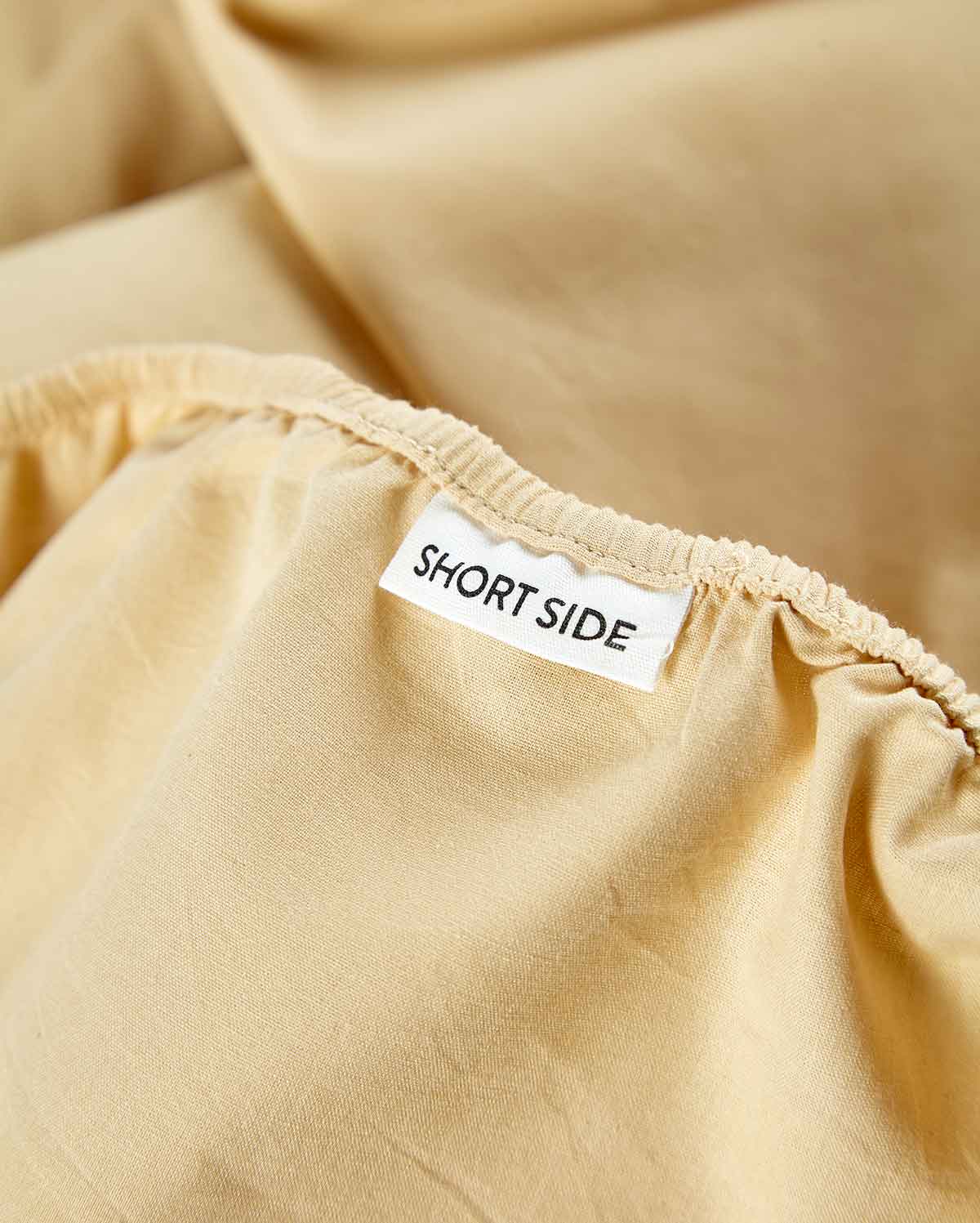 Classic Percale Fitted Sheet - Creme Brule - Image 3
