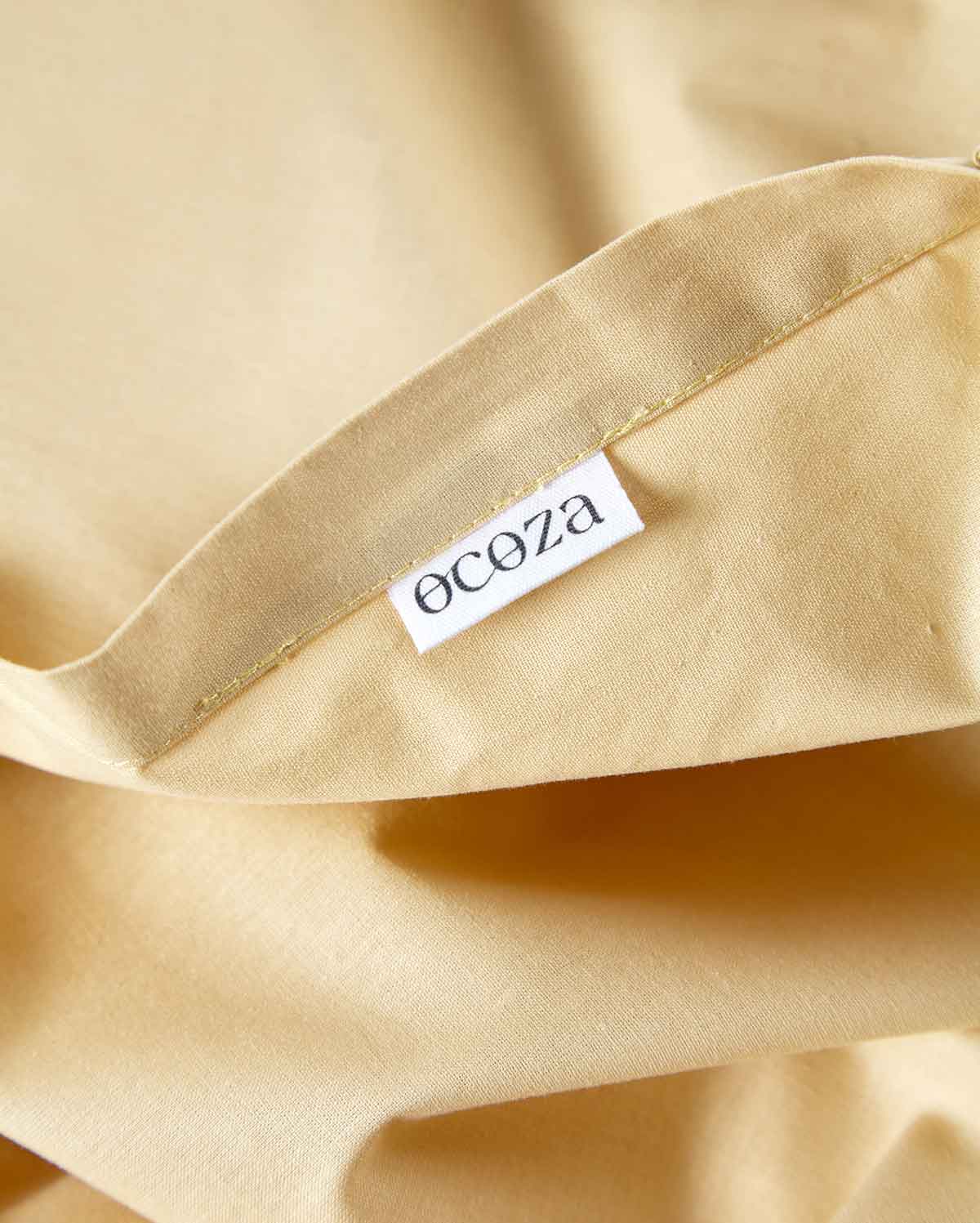 Classic Percale Fitted Sheet - Creme Brule - Image 6