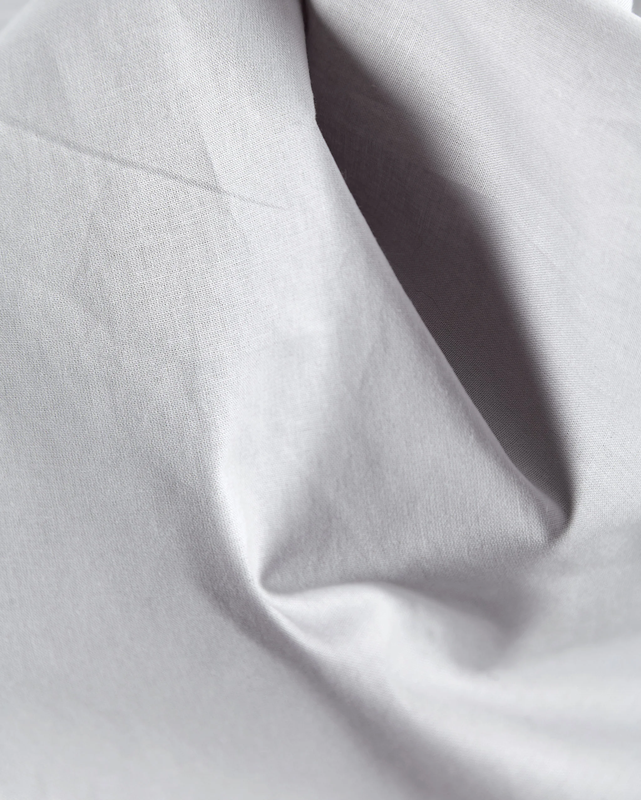 Classic Percale Fitted Sheet - Grey - Image 6
