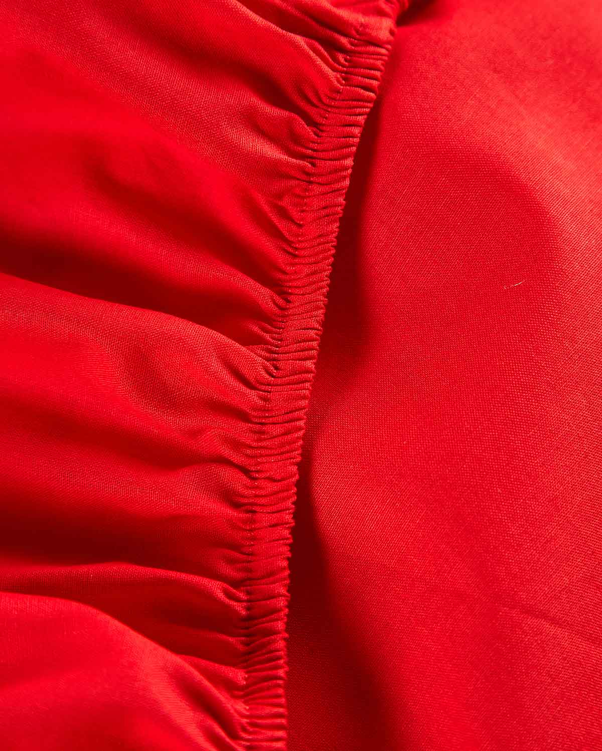 Reversible Percale Bedding Set - Fuchsia & Red - Image 10