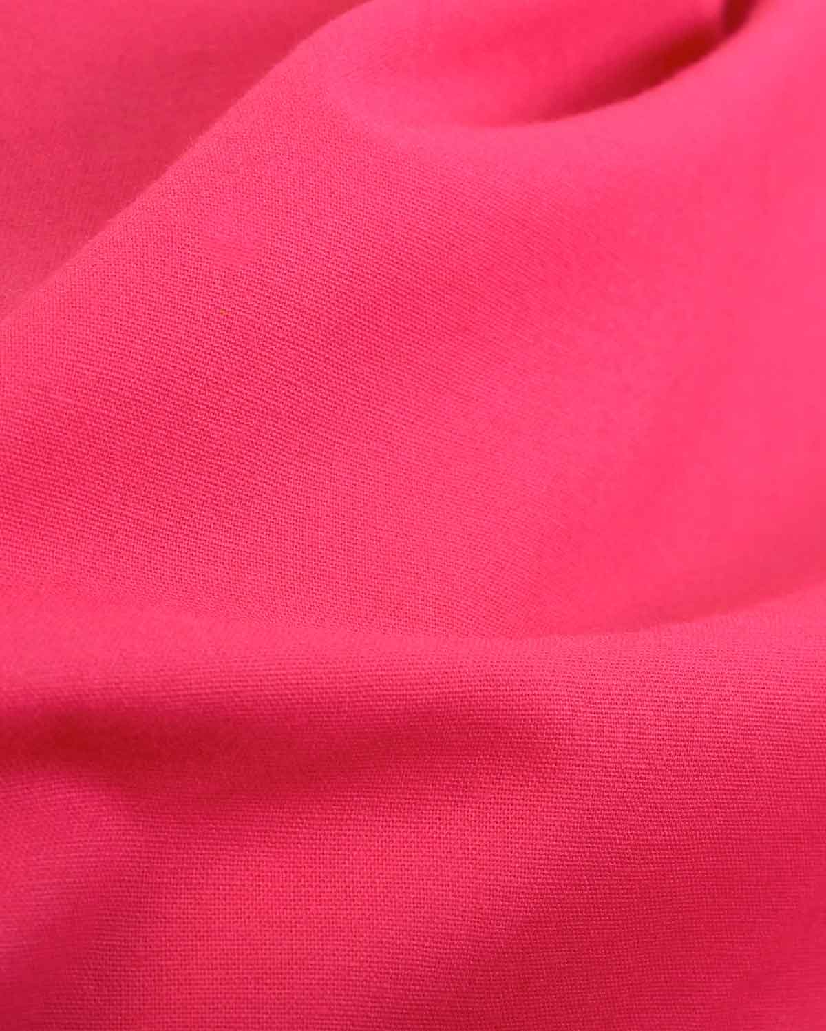 Reversible Percale Bedding Set - Fuchsia & Red - Image 6