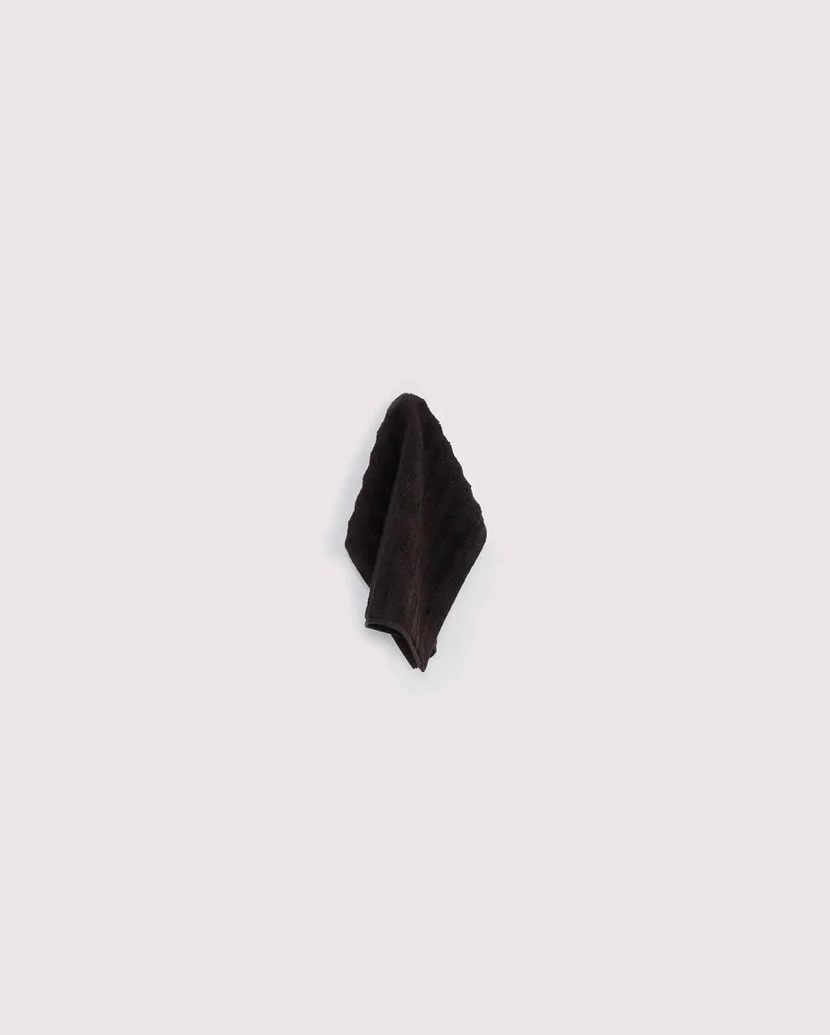 Ribbed Soft Cotton Towel Set - Black (3 Towels) - Image 6