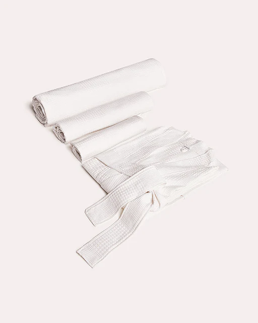 Santorini Collection Spa Set of 4 pieces - White